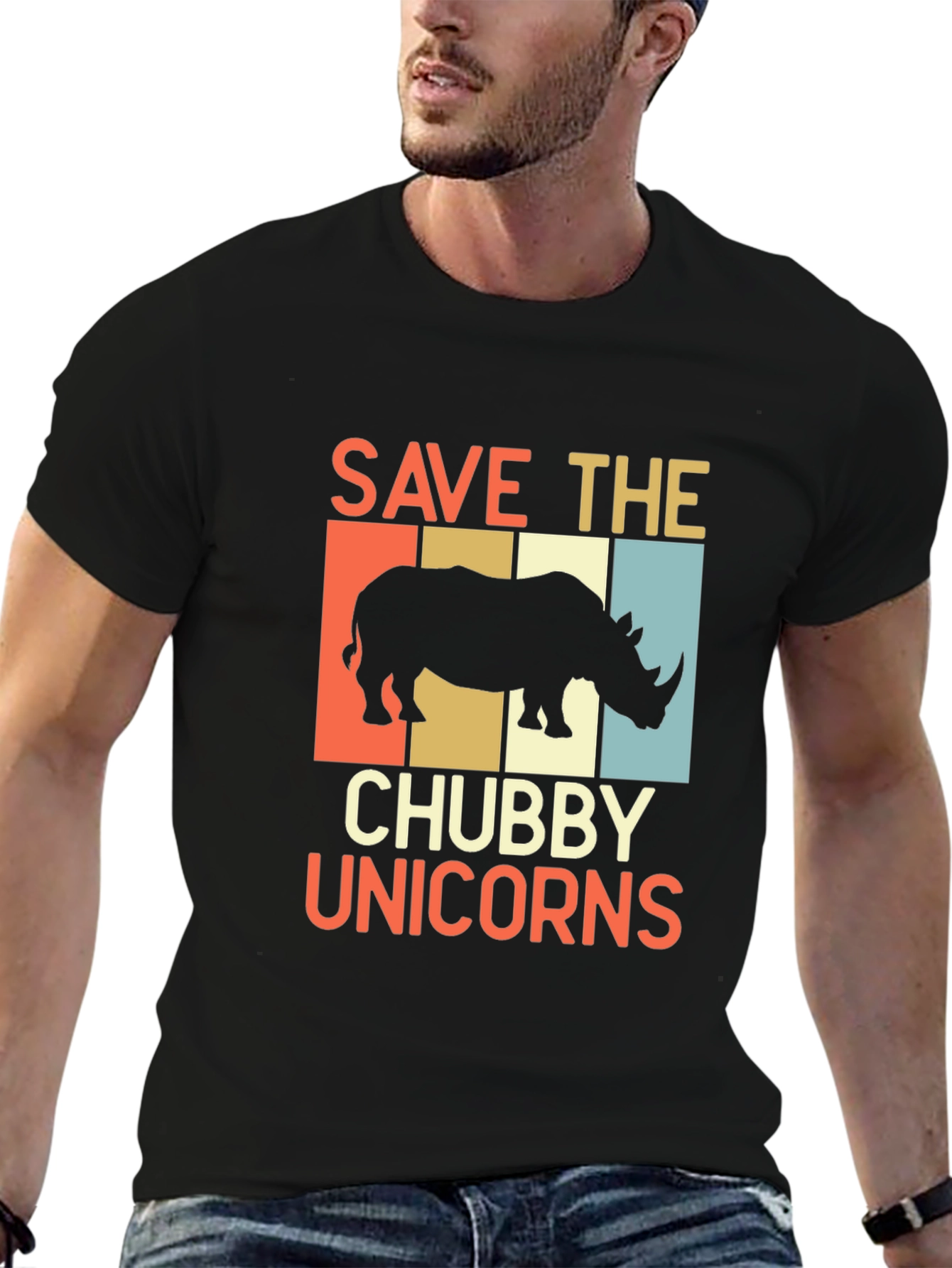 Save the Chubby Unicorns Graphic Tee