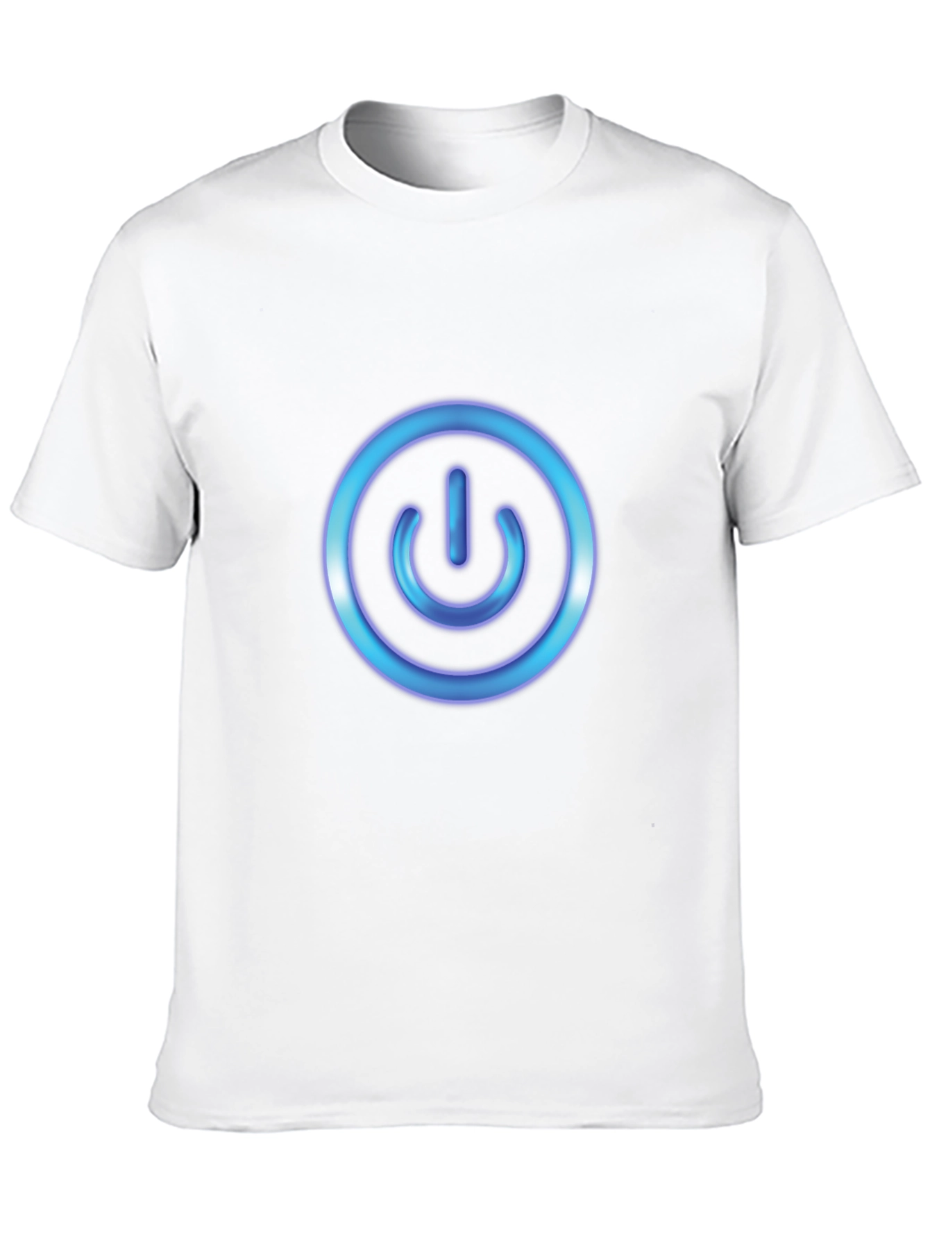 Power Button Black T-Shirt