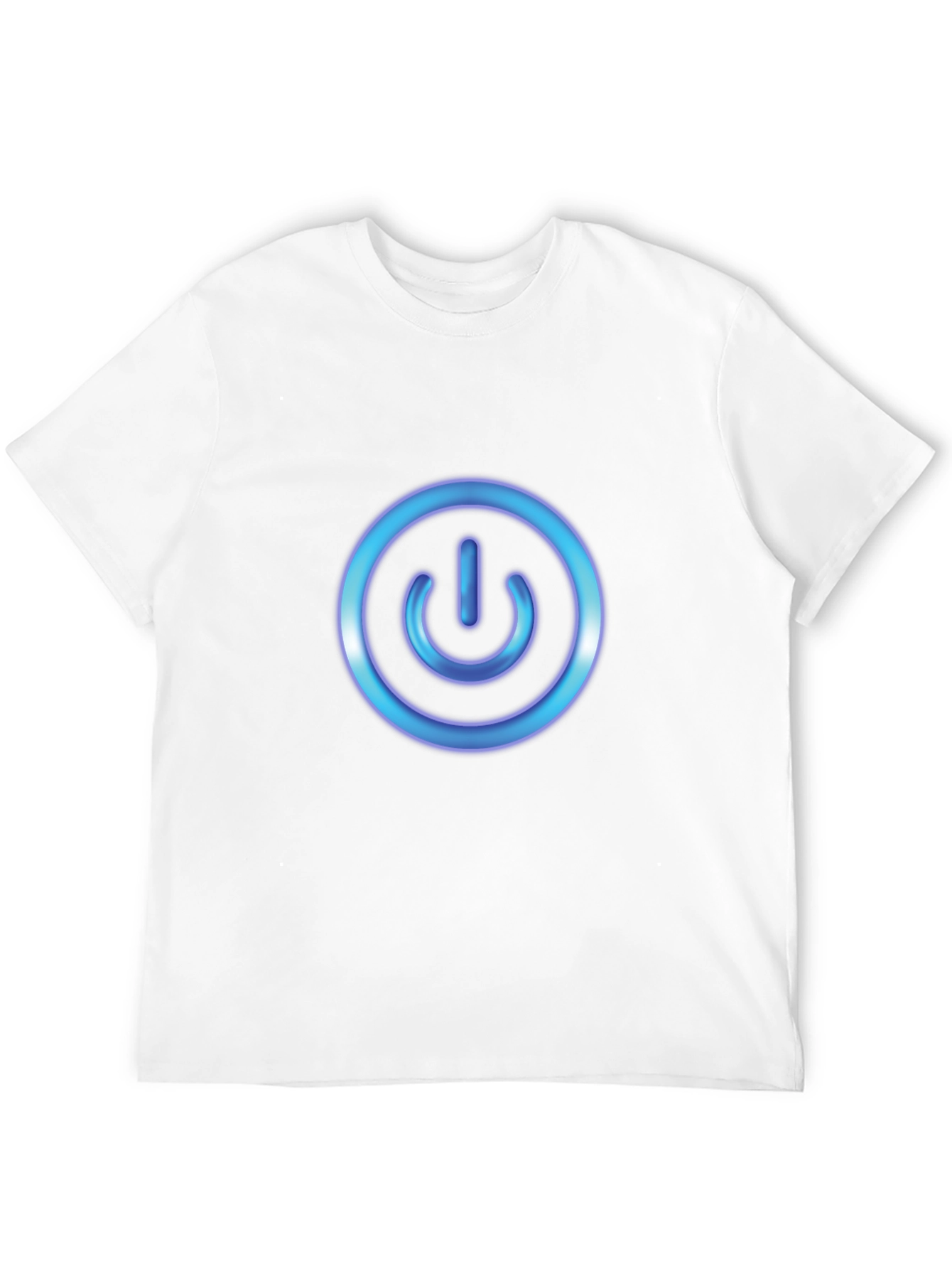 Power Button Black T-Shirt