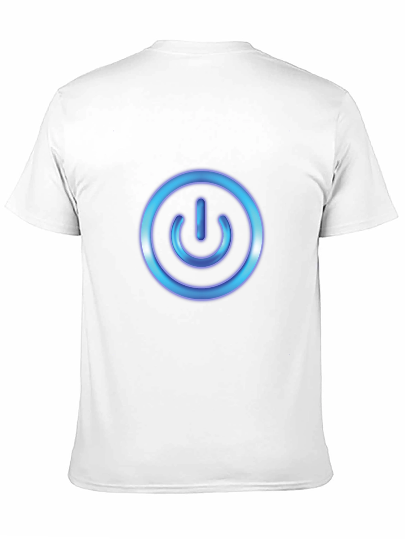 Power Button Black T-Shirt