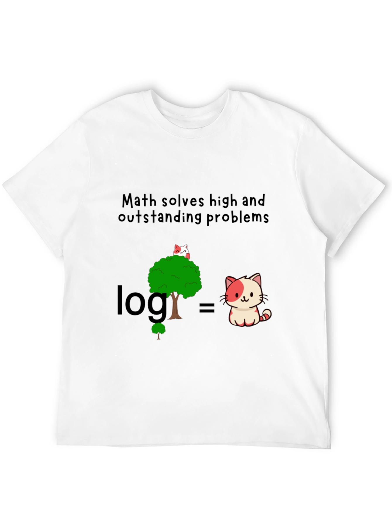 Math Solves Problems Graphic Tee