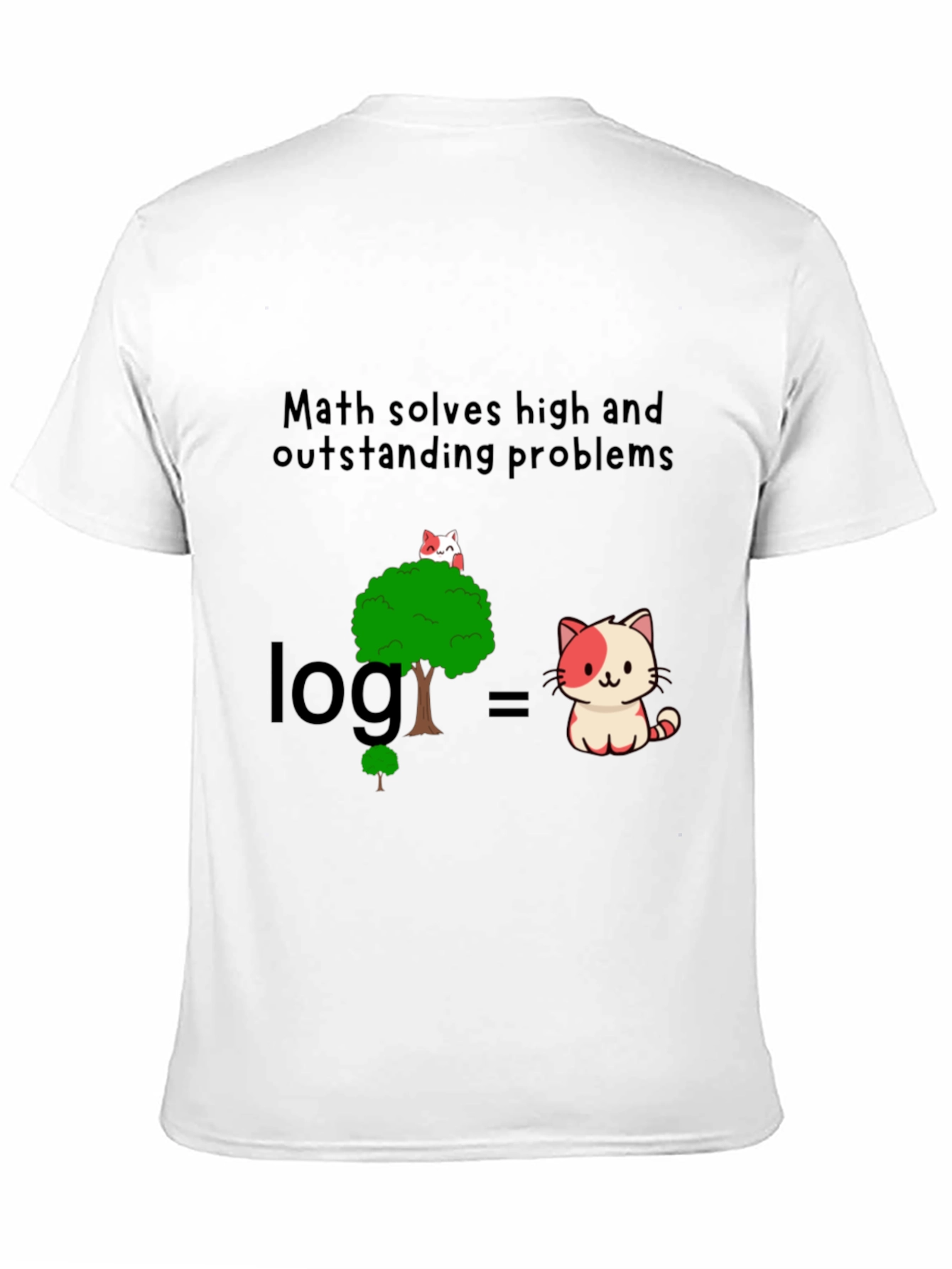 Math Solves Problems Graphic Tee