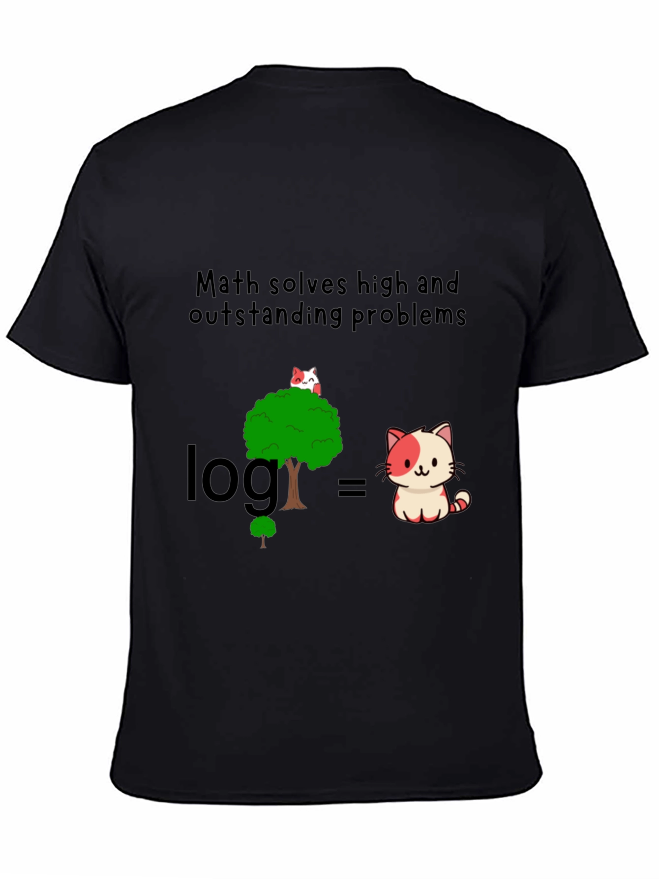 Math Solves Problems Graphic Tee