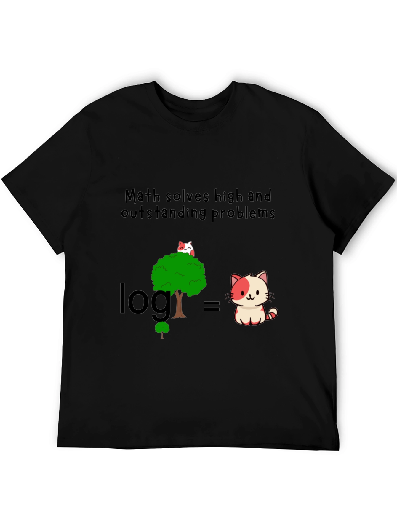 Math Solves Problems Graphic Tee