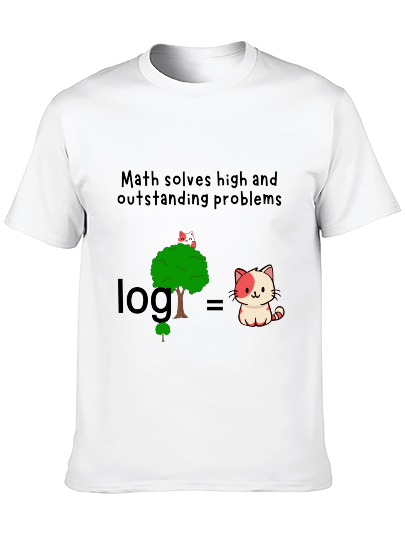 Math Solves Problems Graphic Tee