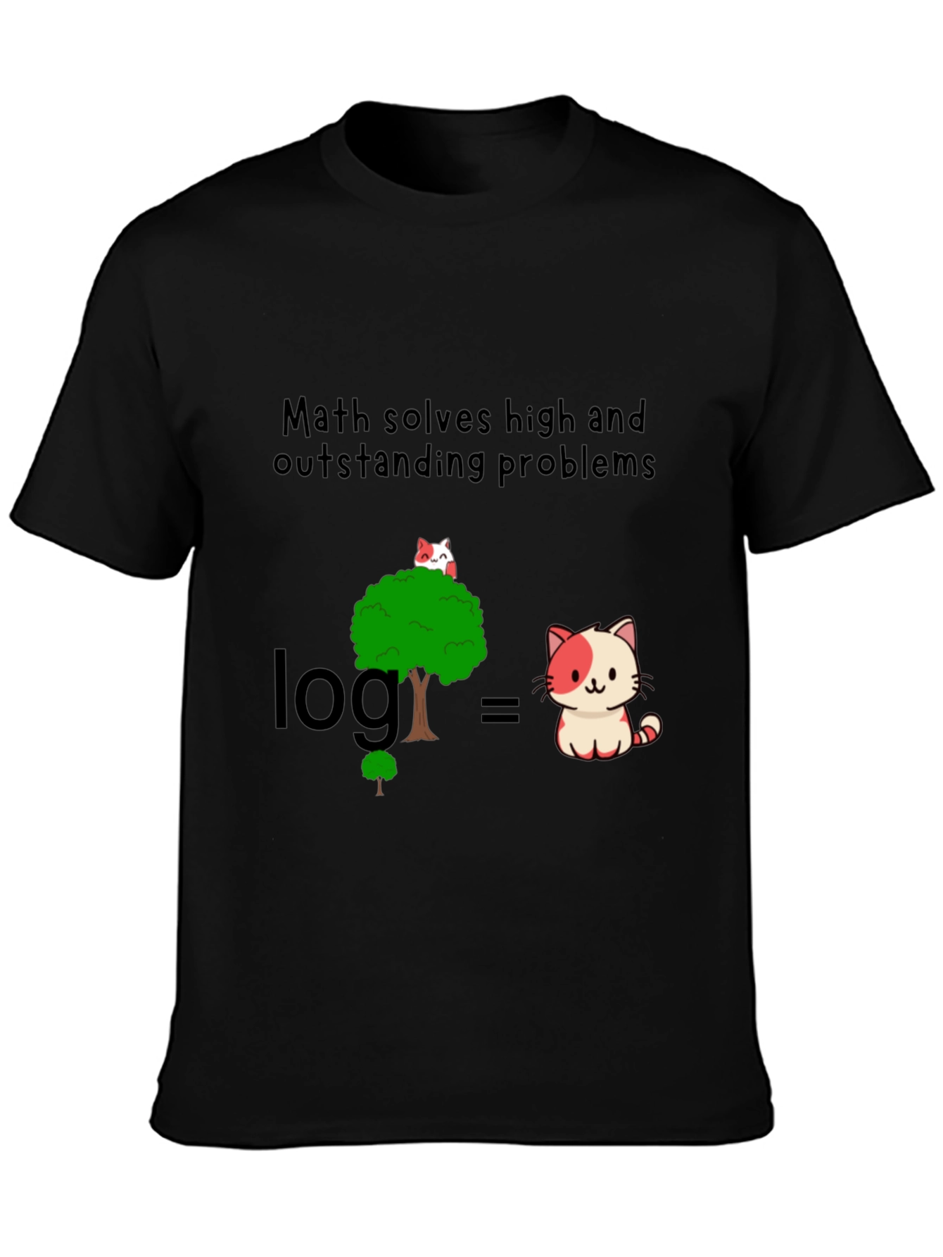 Math Solves Problems Graphic Tee