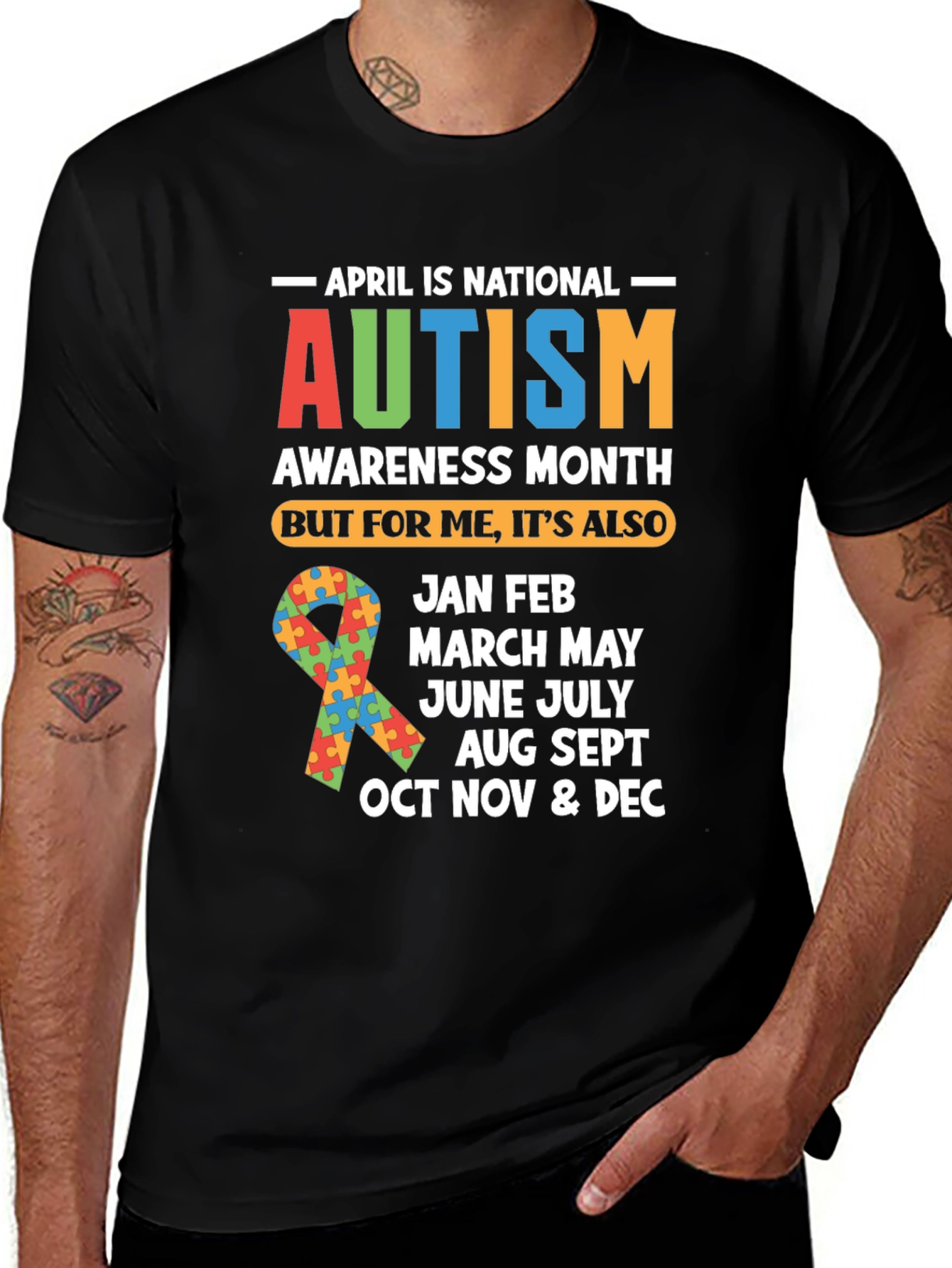 Autism Awareness Months T-Shirt