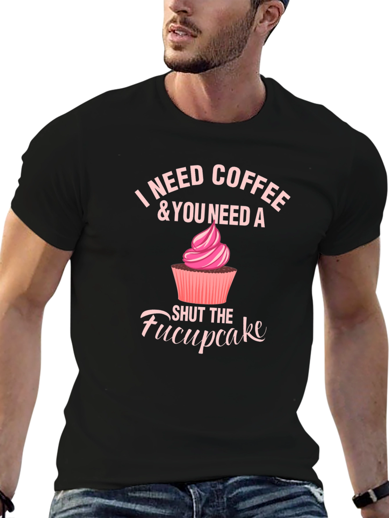 I Need Coffee Funny Graphic T-Shirt