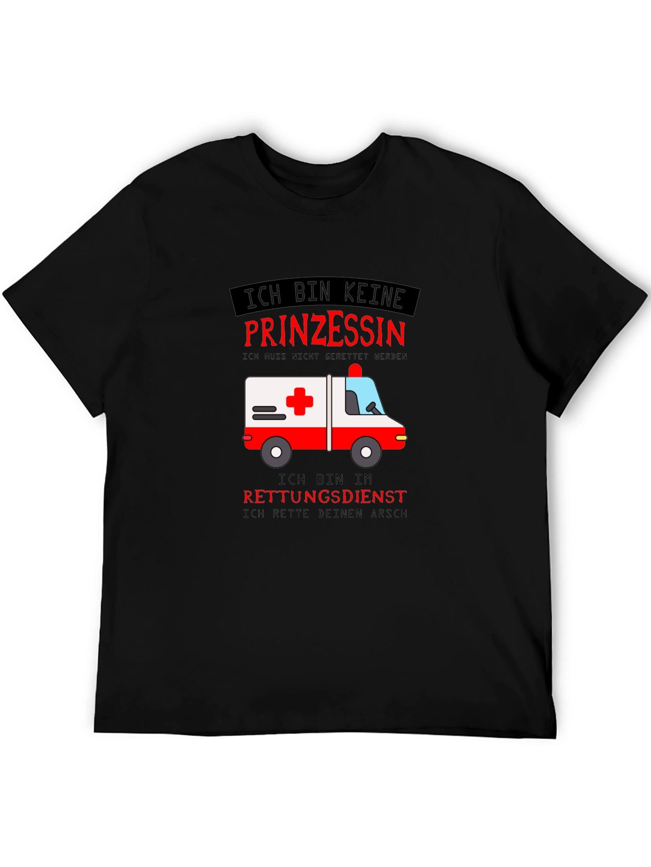 Ich Bin Keine Prinzessin Rescue T-Shirt