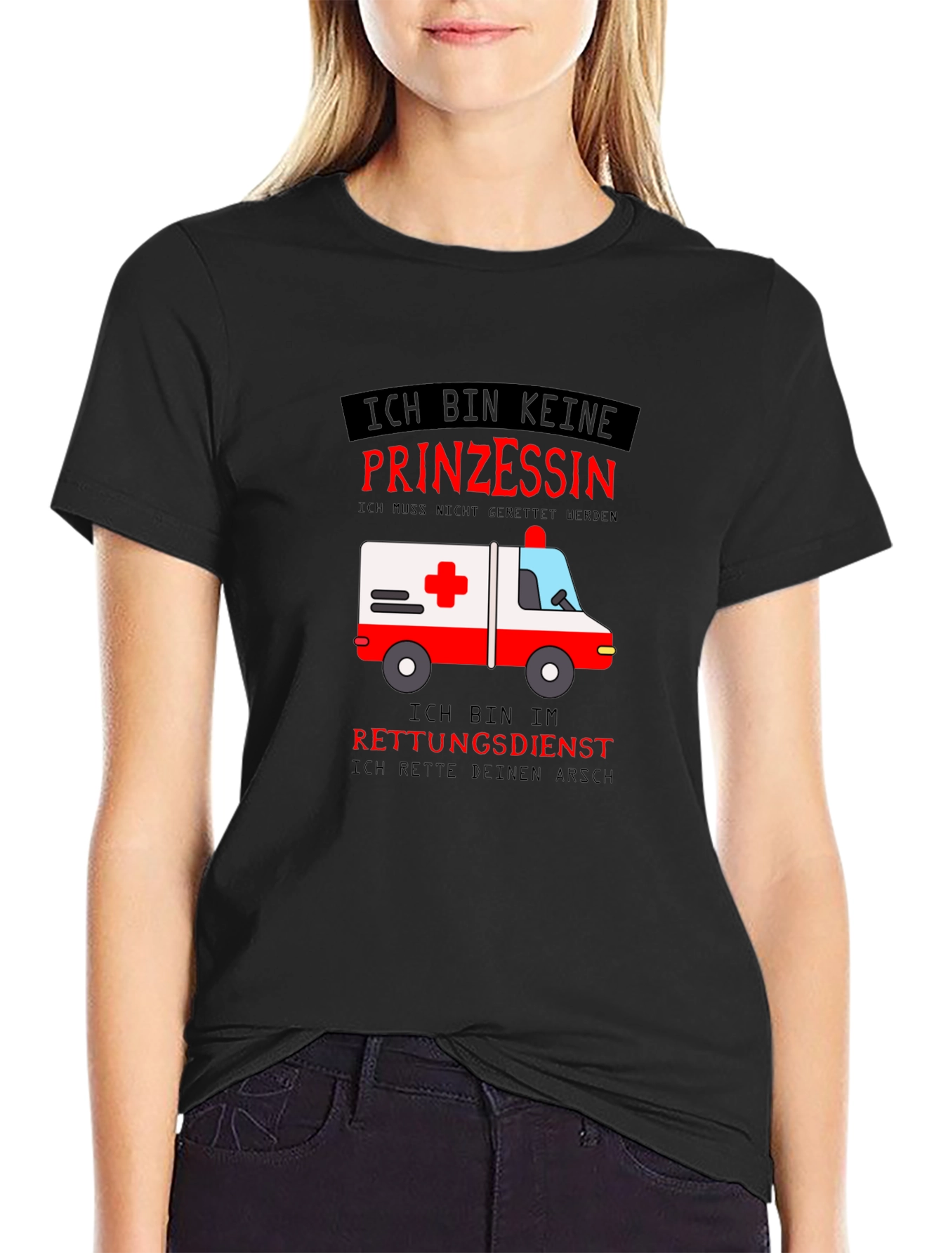 Ich Bin Keine Prinzessin Rescue T-Shirt
