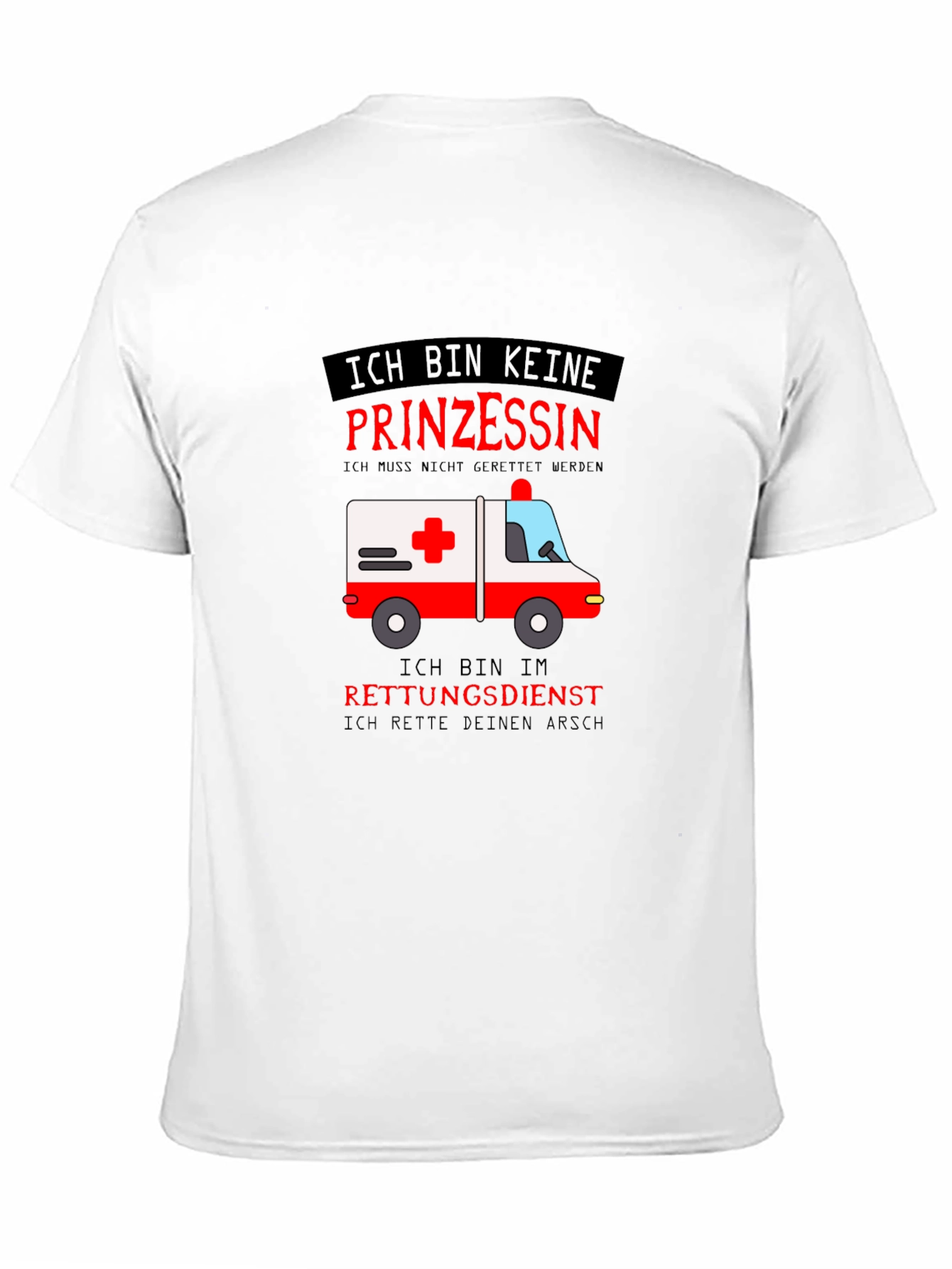 Ich Bin Keine Prinzessin Rescue T-Shirt