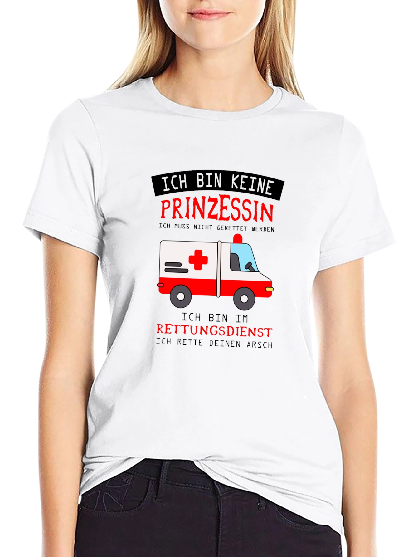Ich Bin Keine Prinzessin Rescue T-Shirt