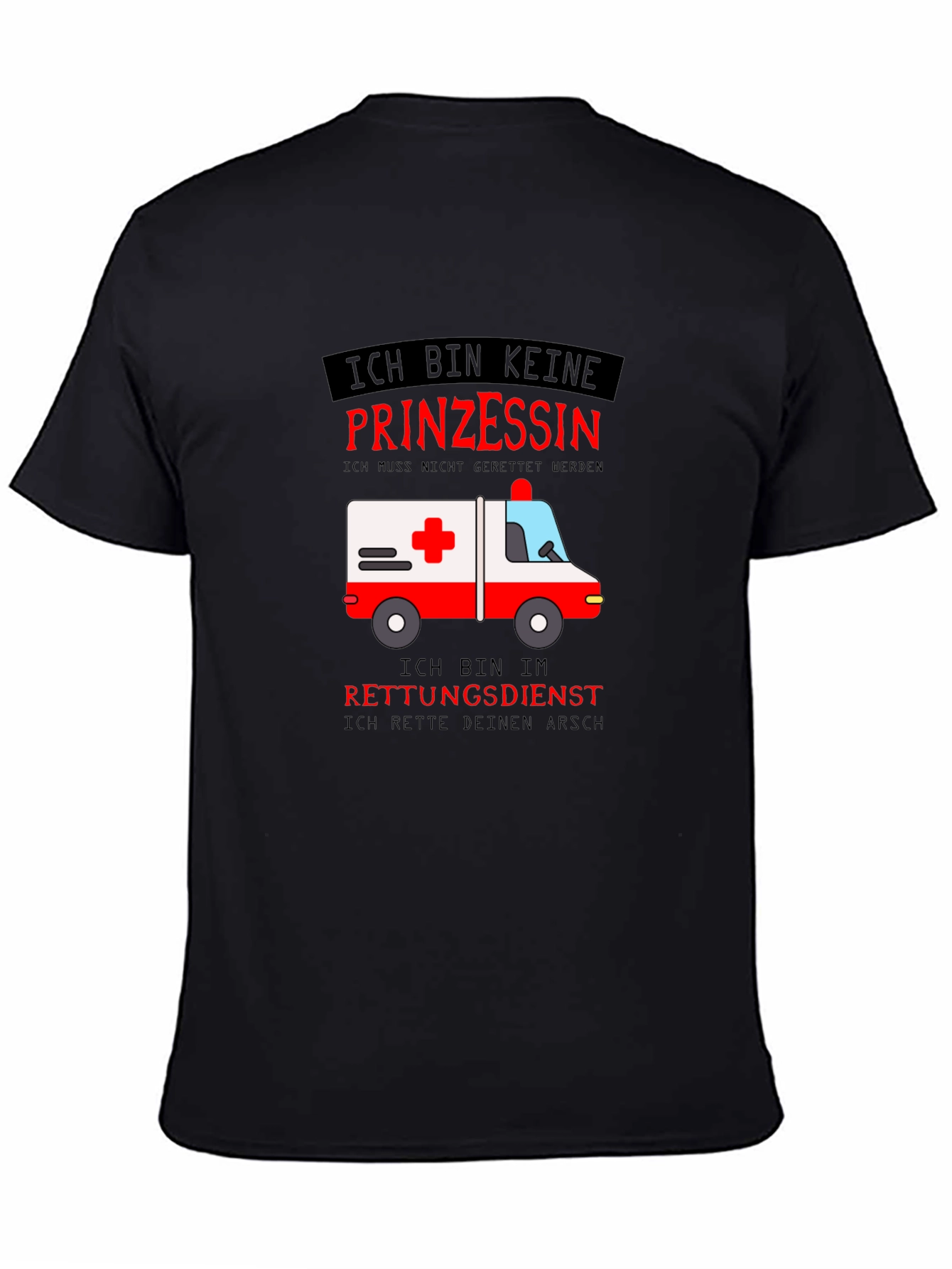 Ich Bin Keine Prinzessin Rescue T-Shirt