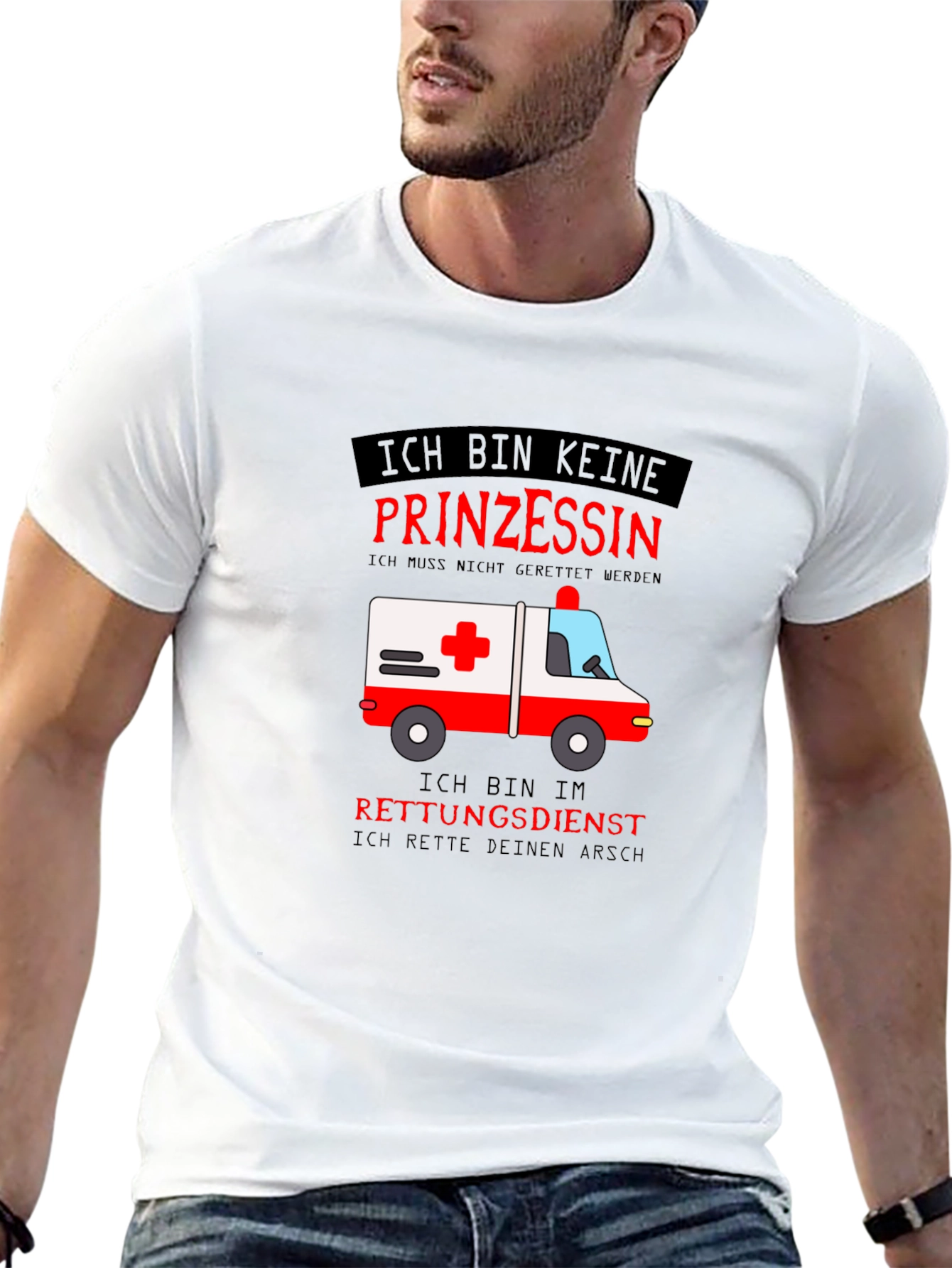 Ich Bin Keine Prinzessin Rescue T-Shirt