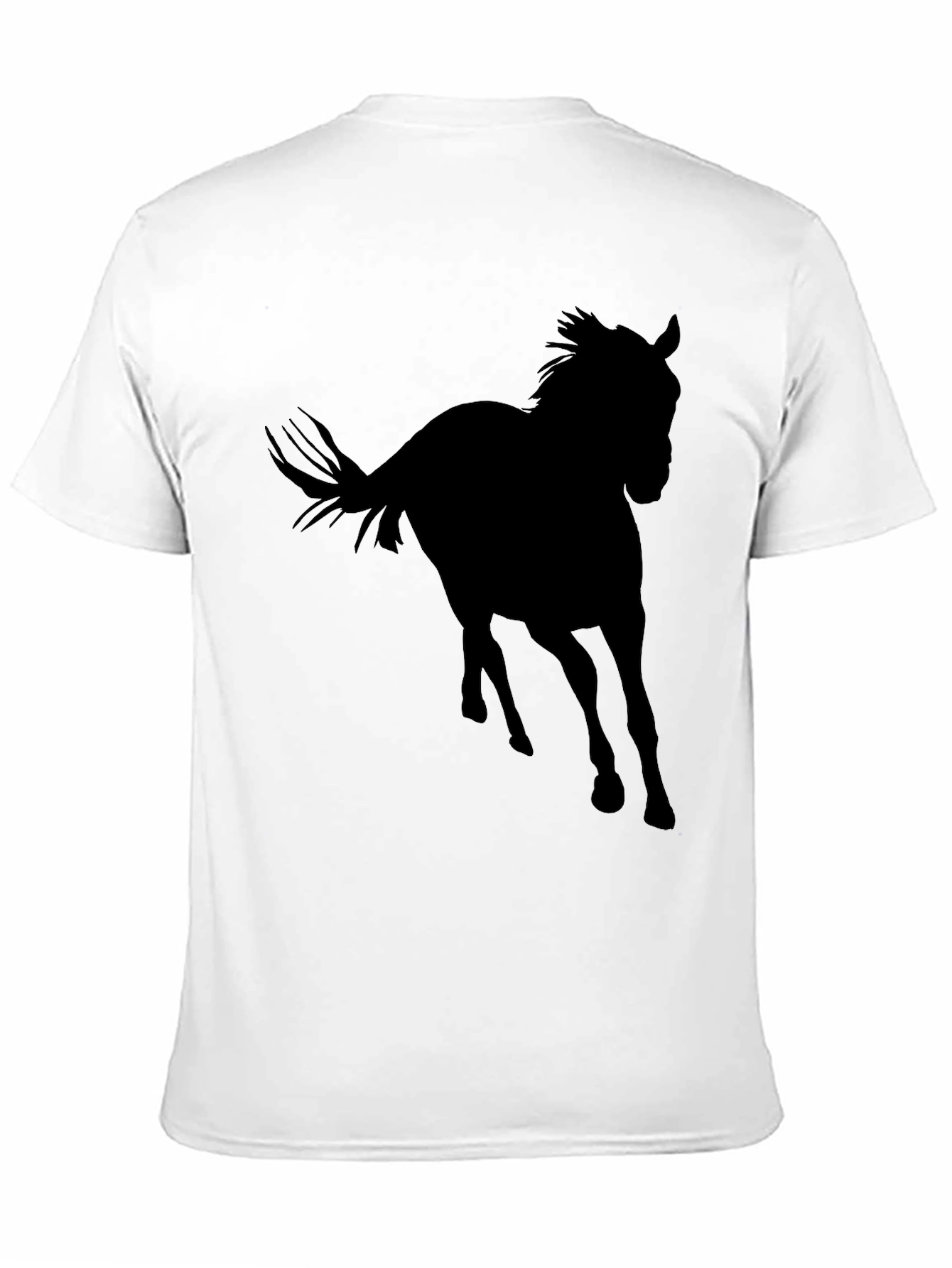 Black Horse Silhouette T-Shirt