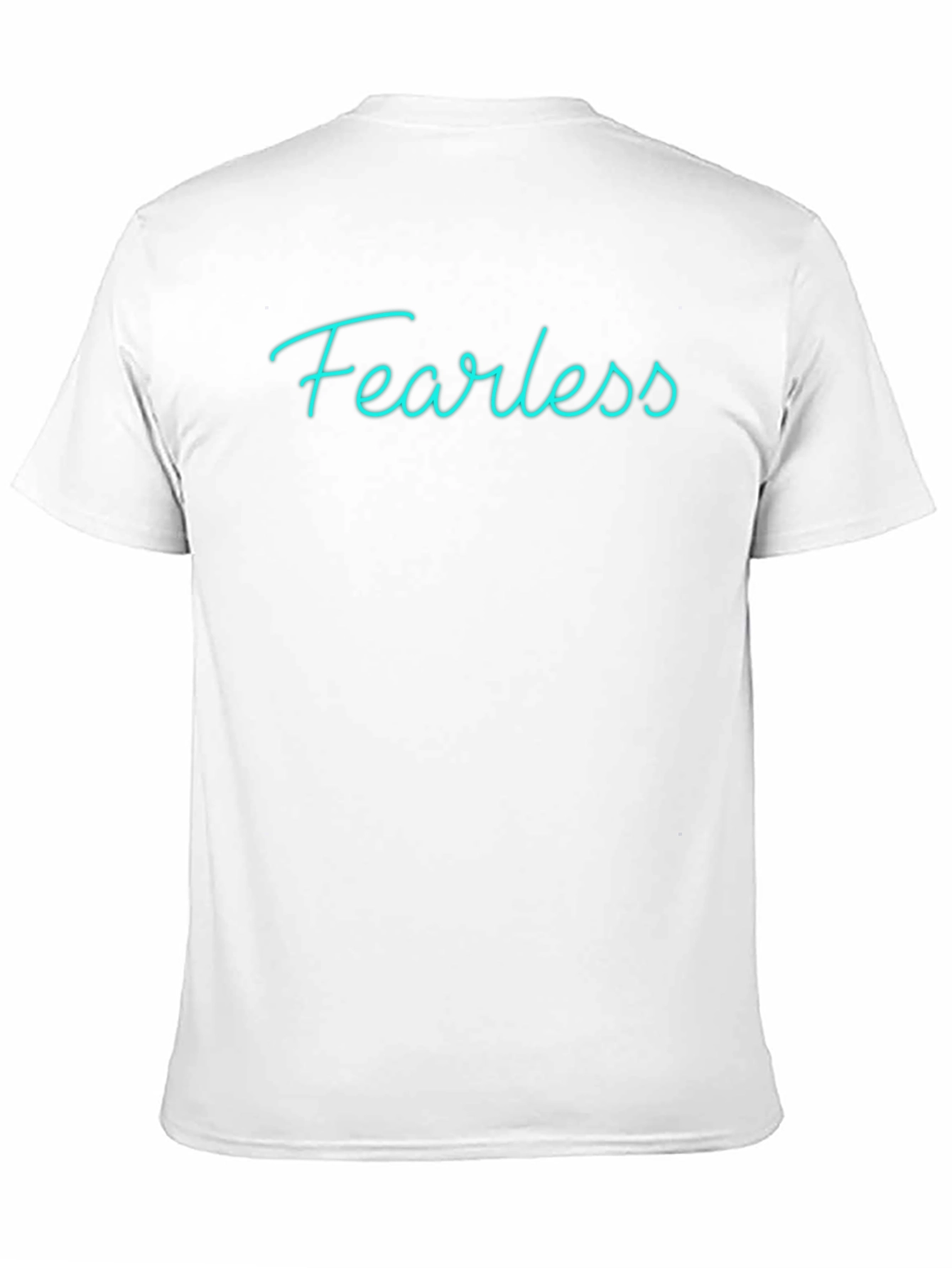 Fearless Graphic Tee - Soft Black Cotton Casual Shirt