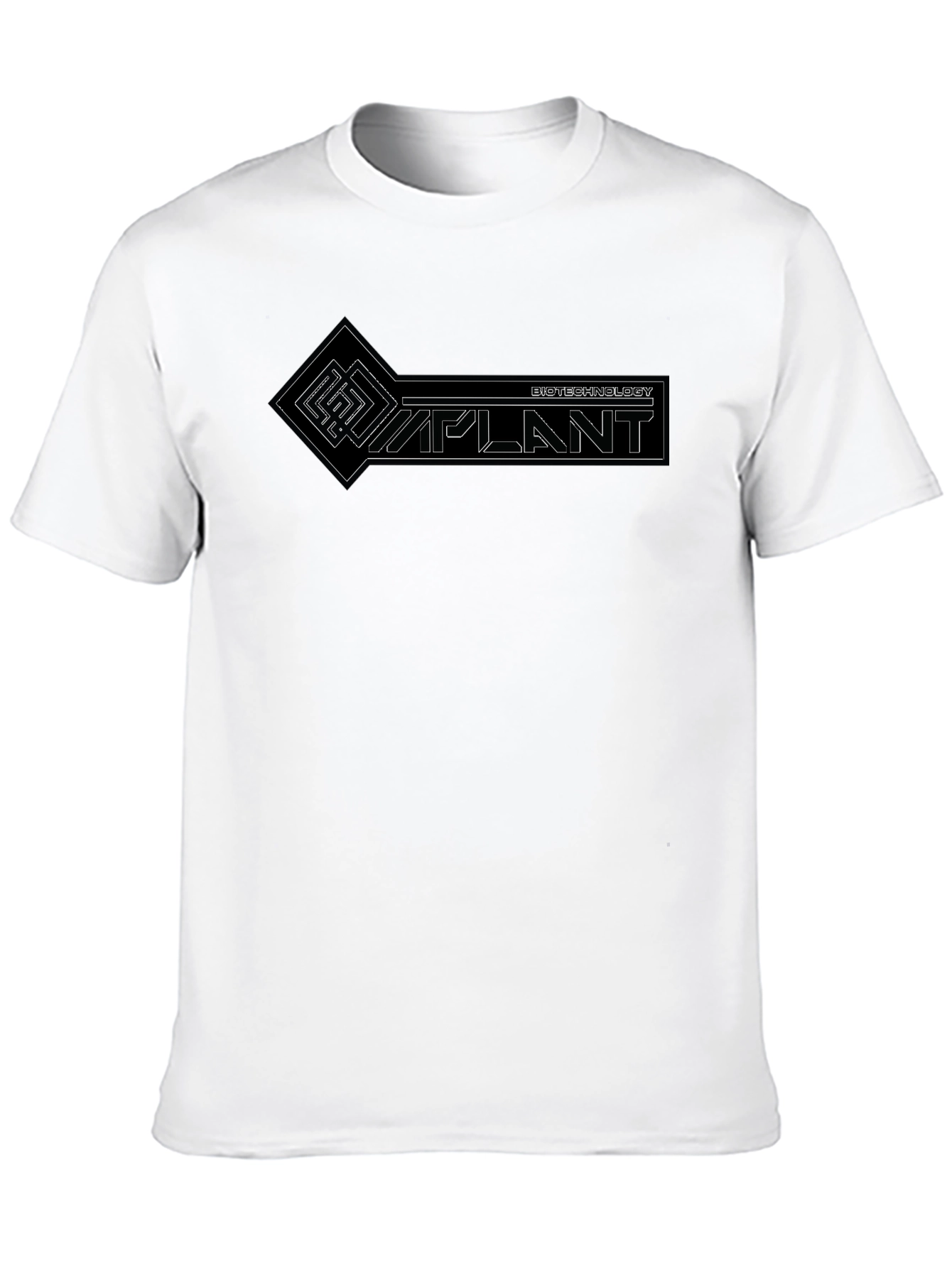 Biotechnology Implant Graphic T-Shirt - Black