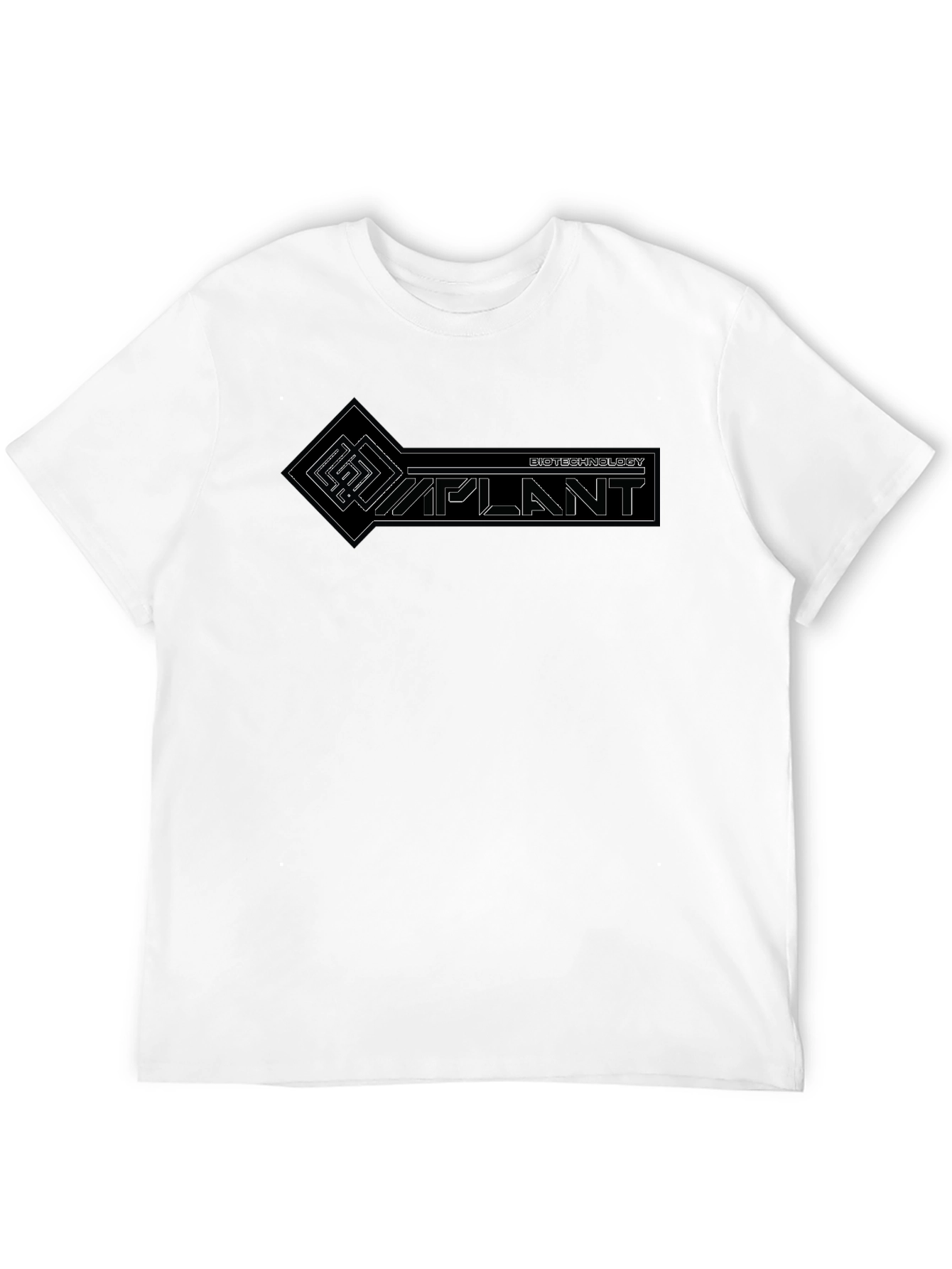 Biotechnology Implant Graphic T-Shirt - Black