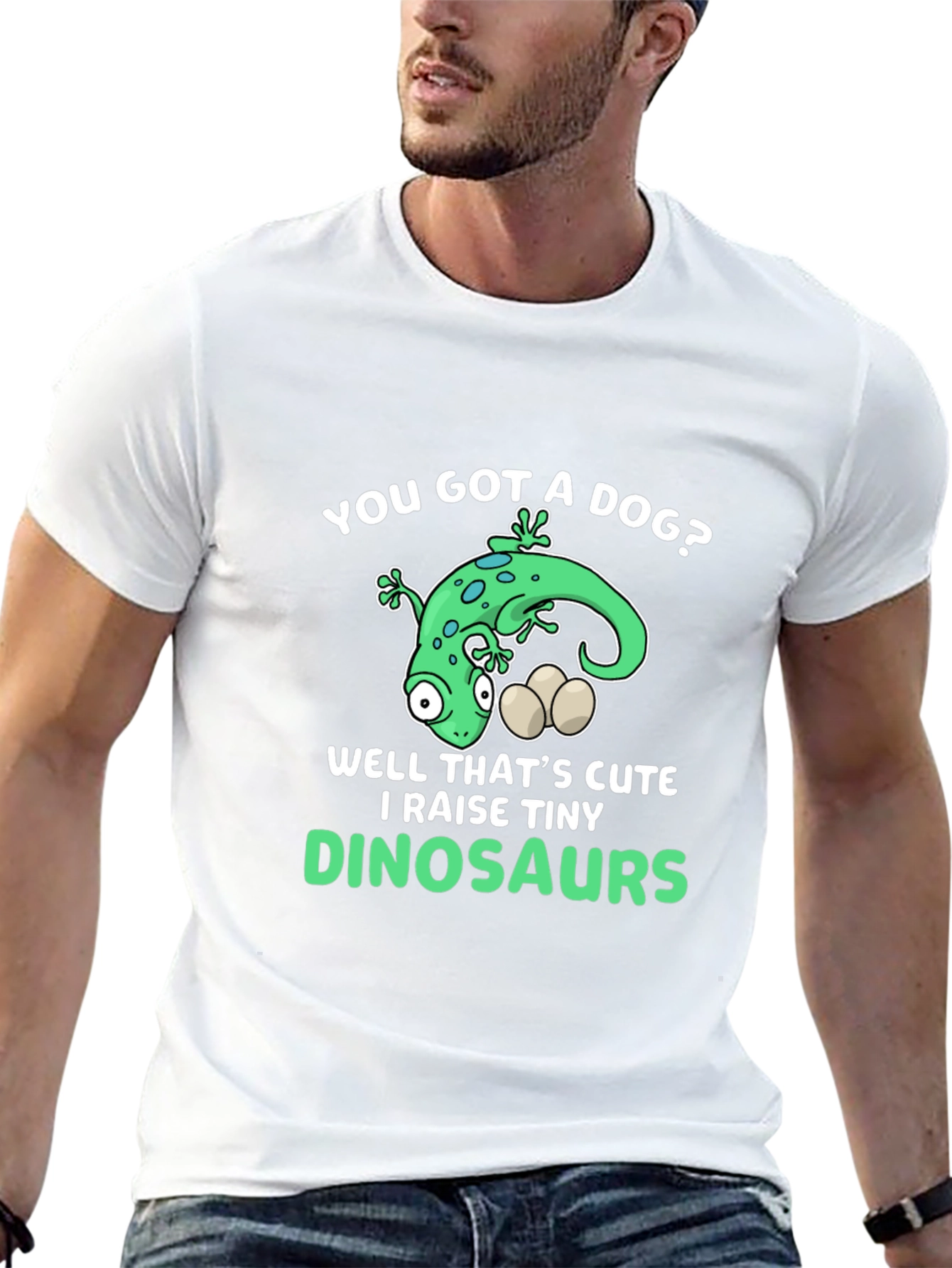 You Got a Dog? Dinosaur Lover Graphic T-Shirt