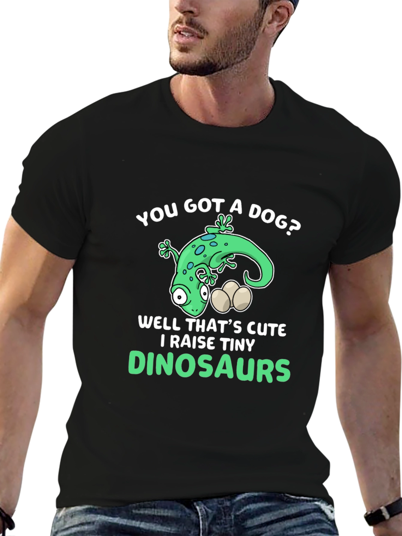 You Got a Dog? Dinosaur Lover Graphic T-Shirt
