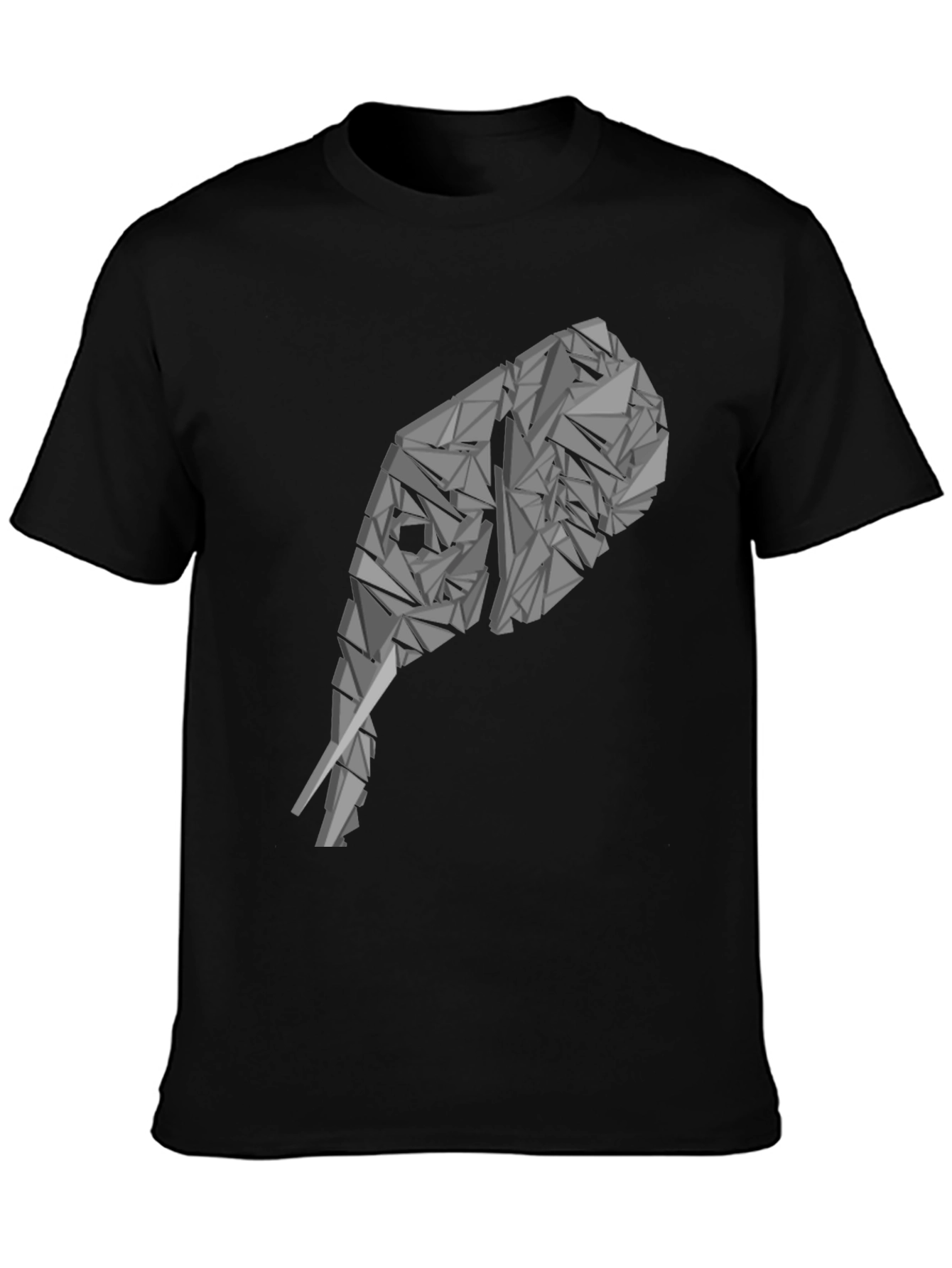 Geometric Elephant Tee - Modern Graphic T-Shirt