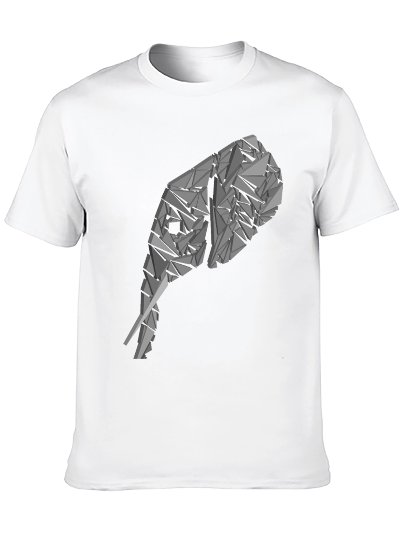 Geometric Elephant Tee - Modern Graphic T-Shirt