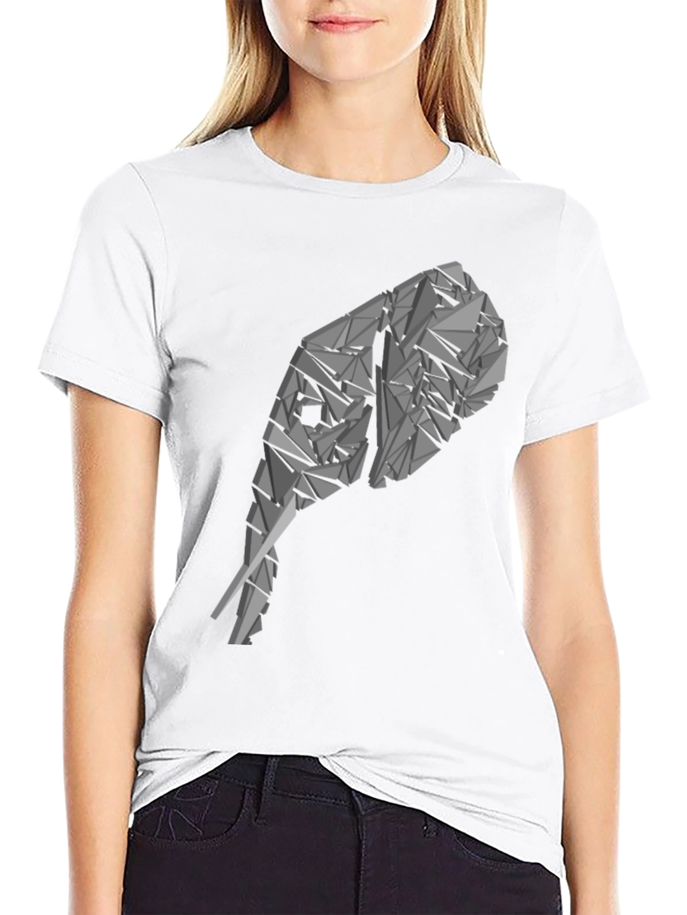 Geometric Elephant Tee - Modern Graphic T-Shirt