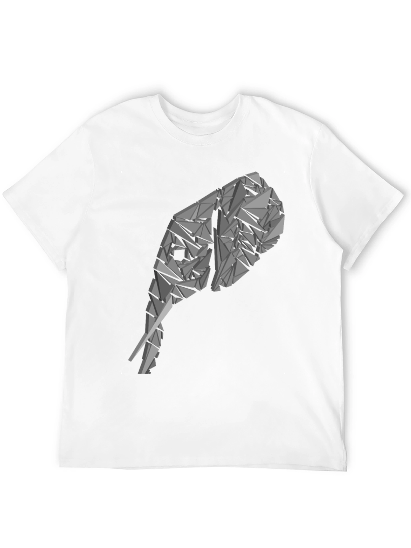 Geometric Elephant Tee - Modern Graphic T-Shirt