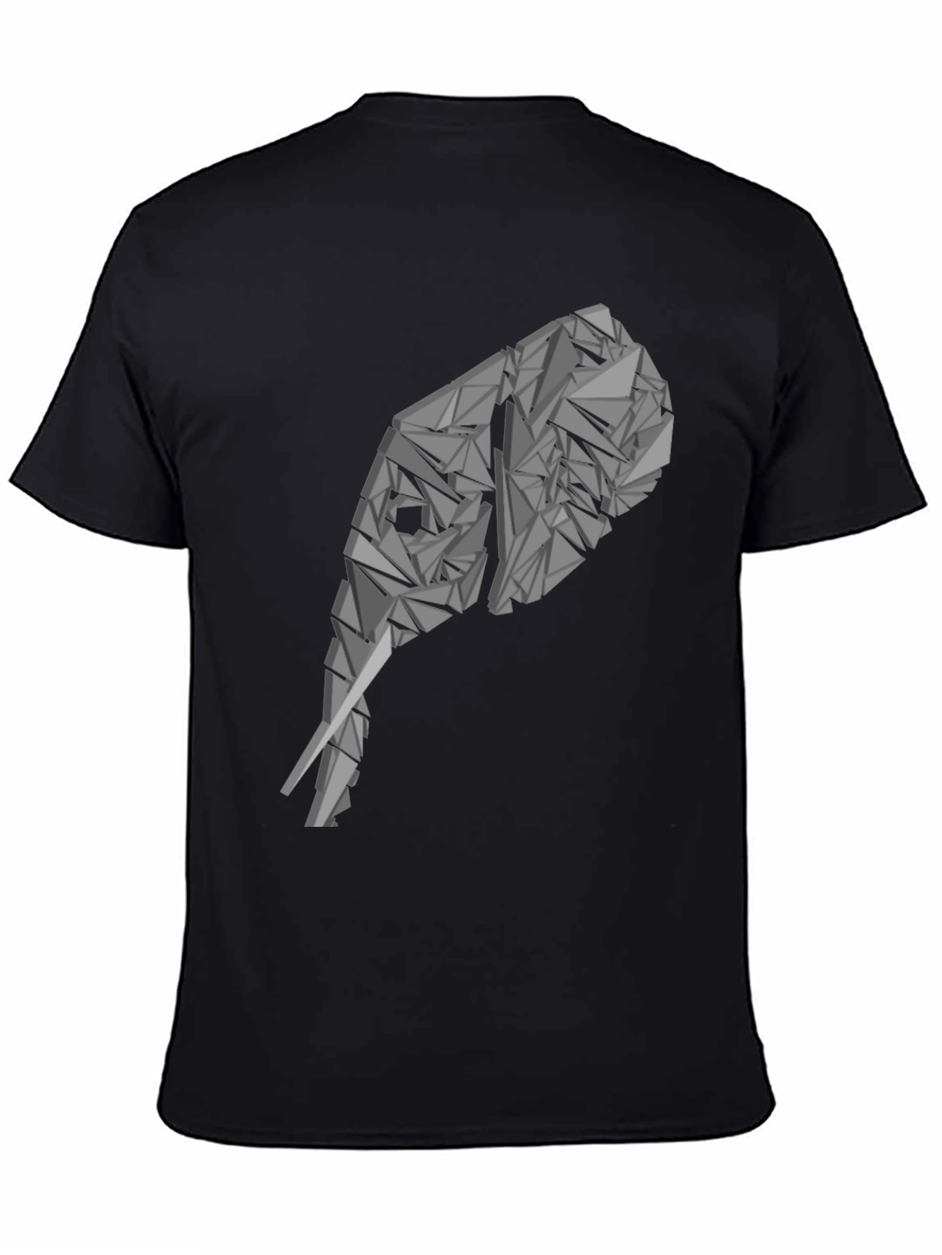 Geometric Elephant Tee - Modern Graphic T-Shirt