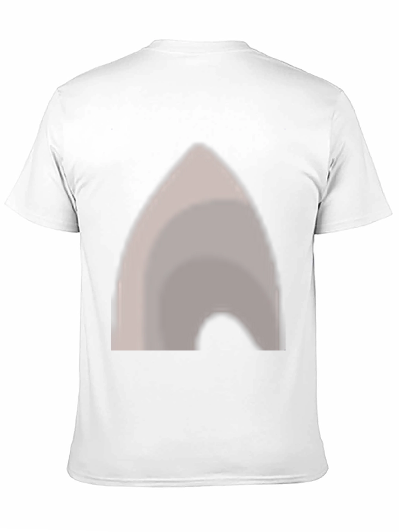 Black T-Shirt with Abstract Grey Graphic