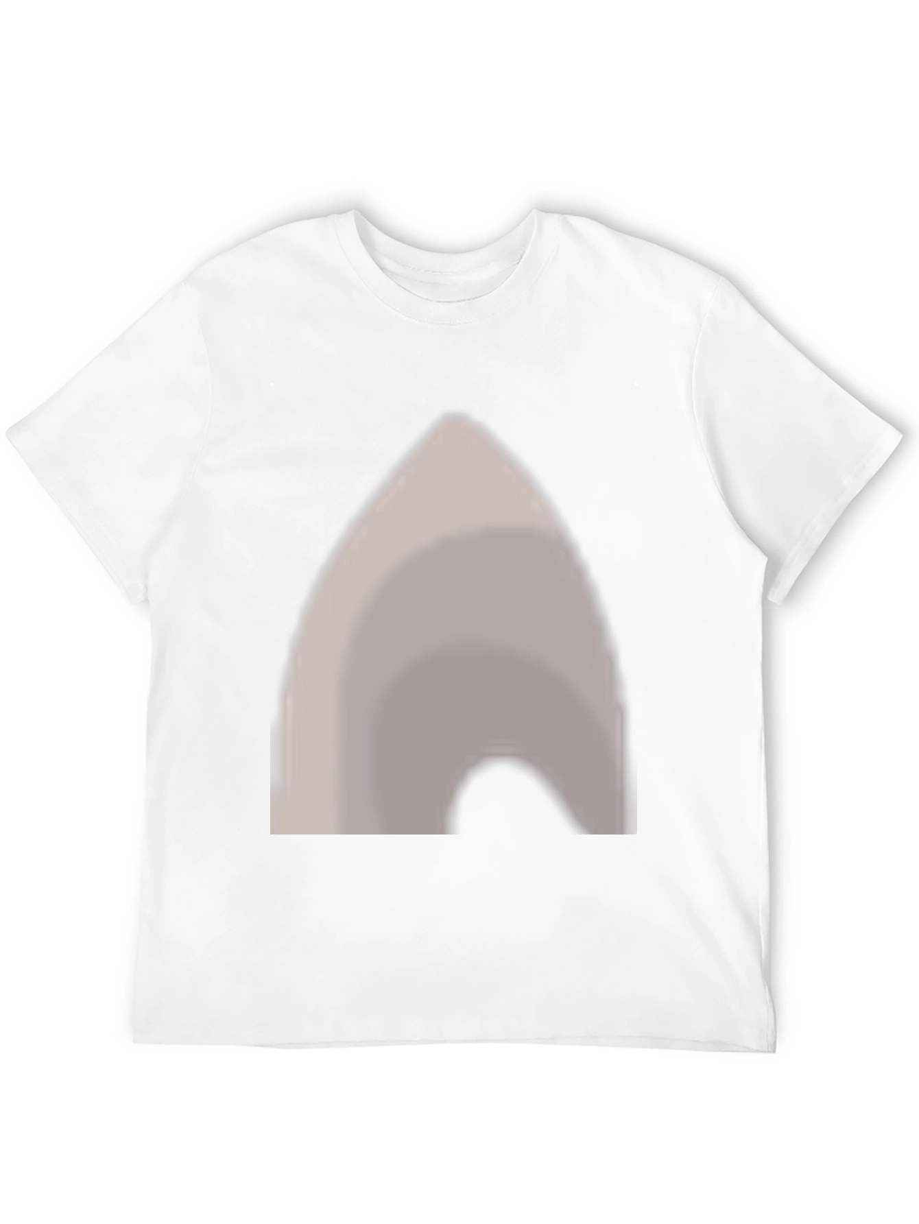 Black T-Shirt with Abstract Grey Graphic