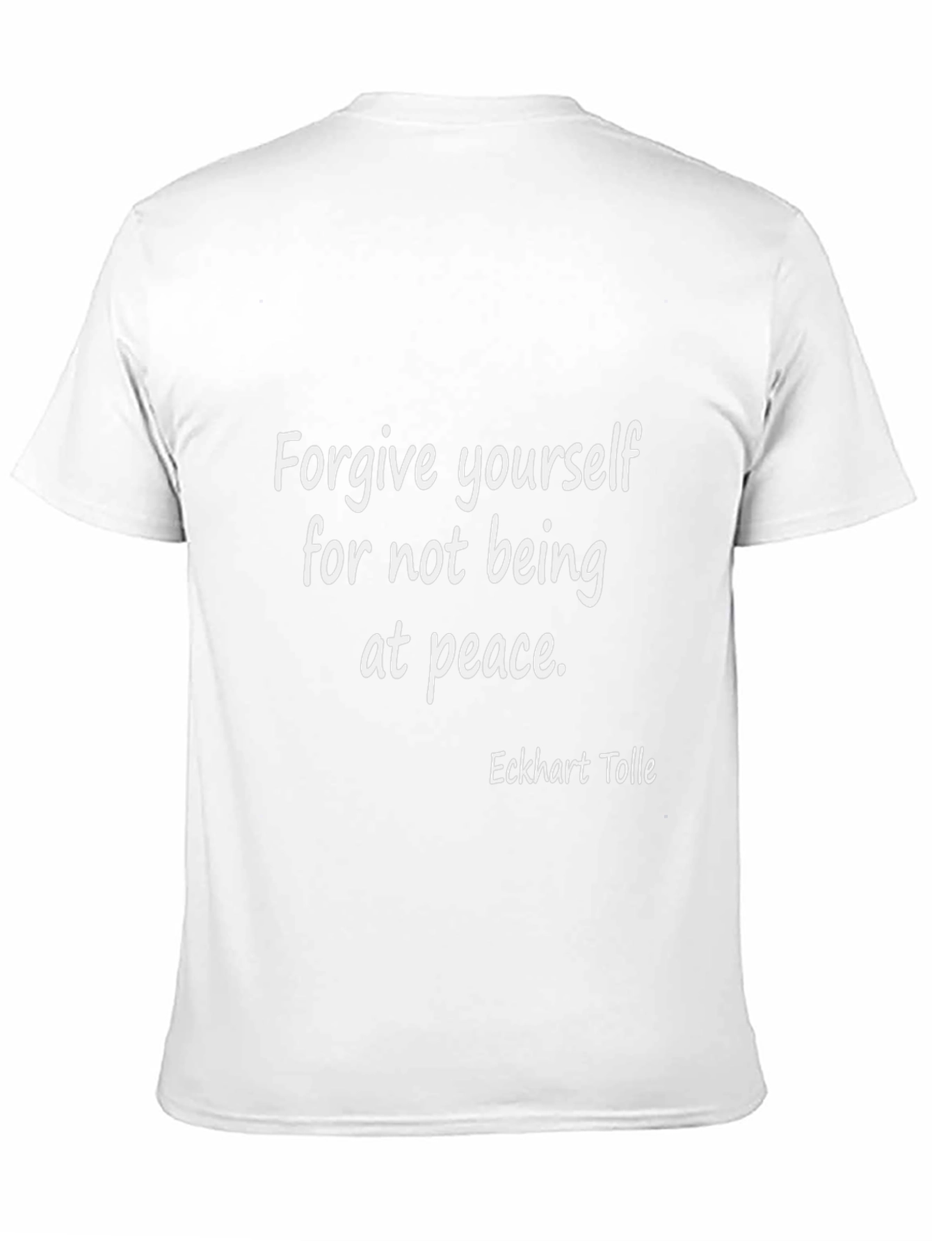 Forgive Yourself Graphic Tee - Eckhart Tolle Quote