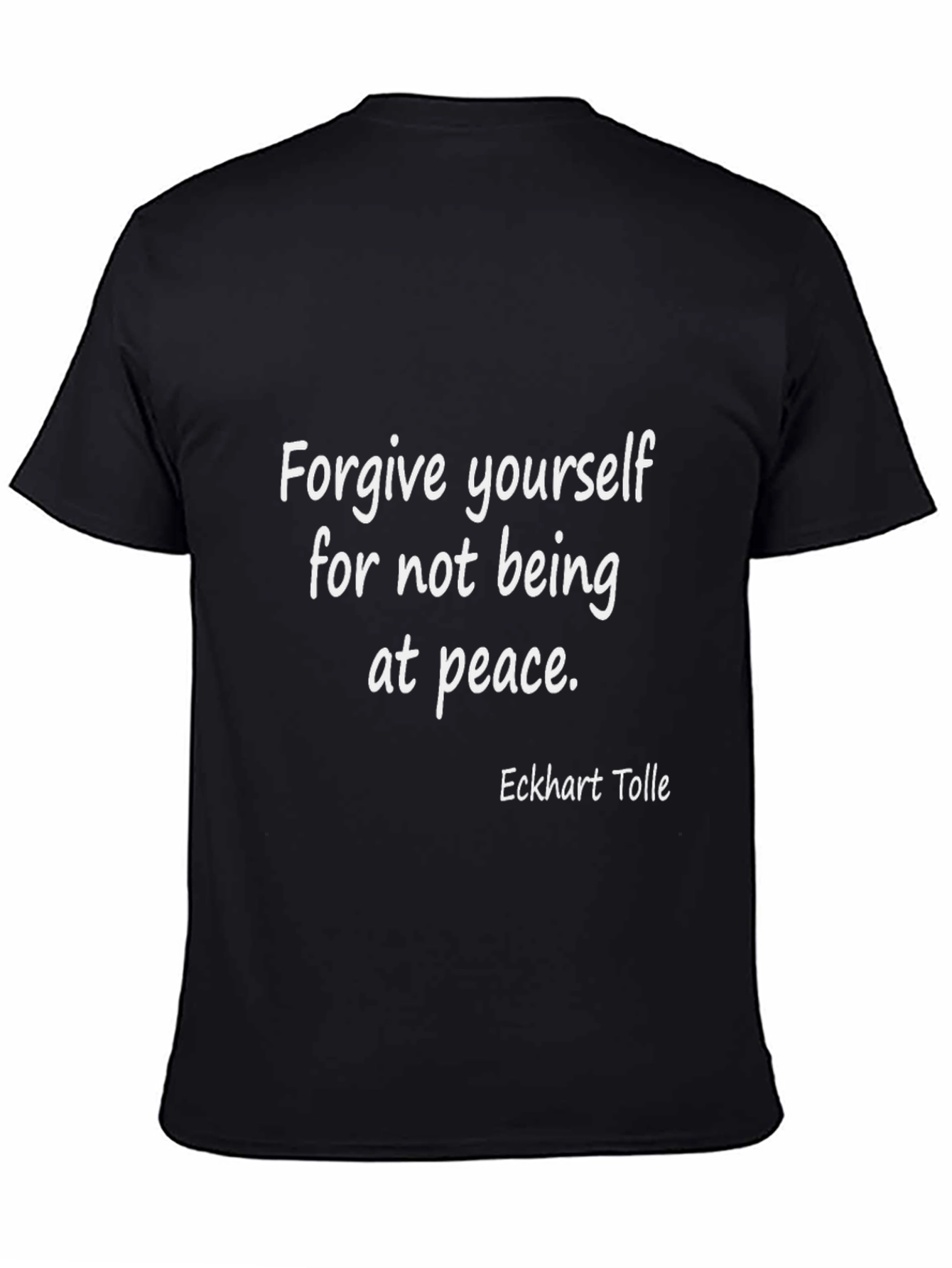 Forgive Yourself Graphic Tee - Eckhart Tolle Quote