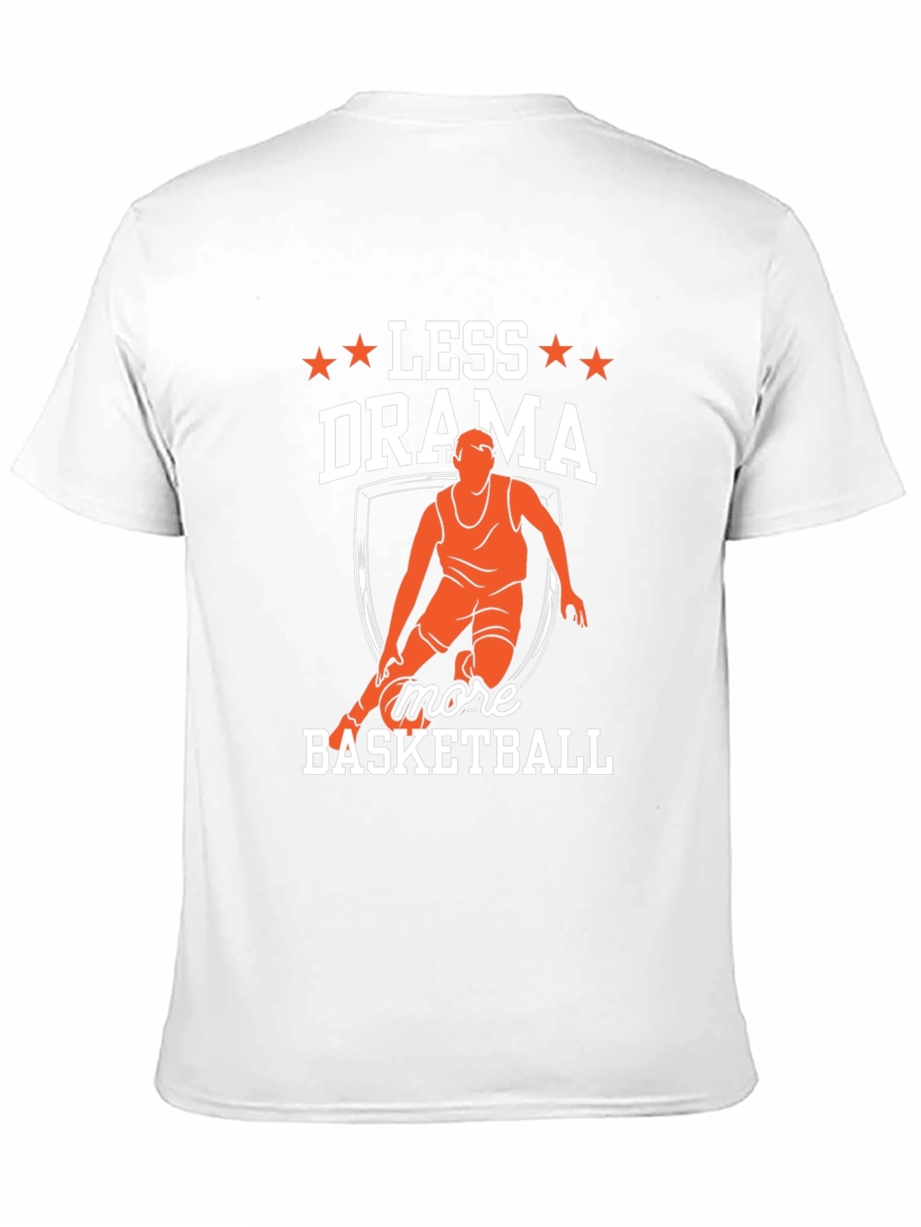 Less Drama More Basketball Graphic T-Shirt
