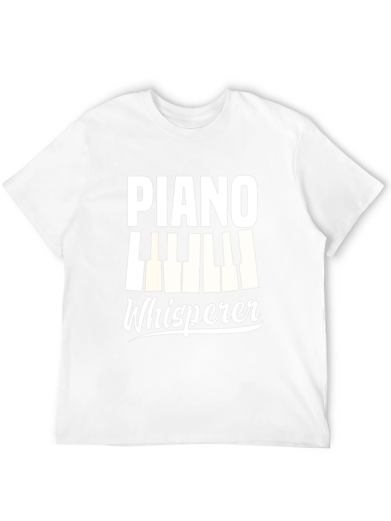 Piano Whisperer Graphic Tee - Musician Gift