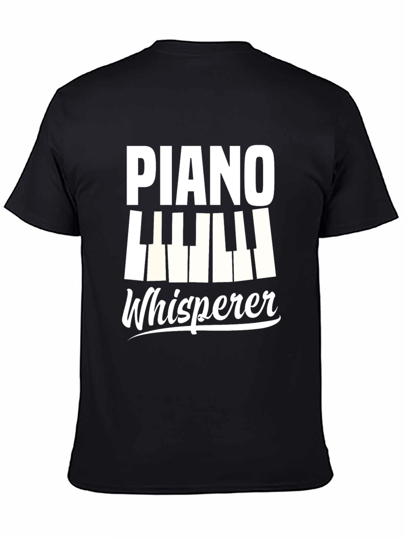Piano Whisperer Graphic Tee - Musician Gift