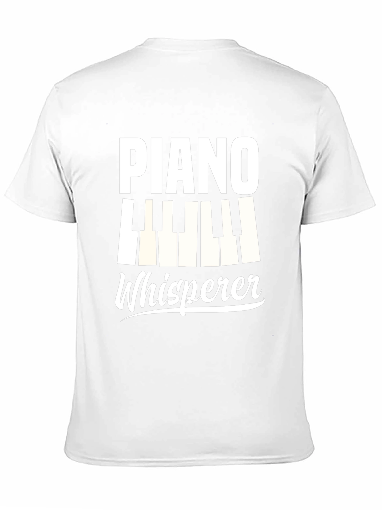 Piano Whisperer Graphic Tee - Musician Gift
