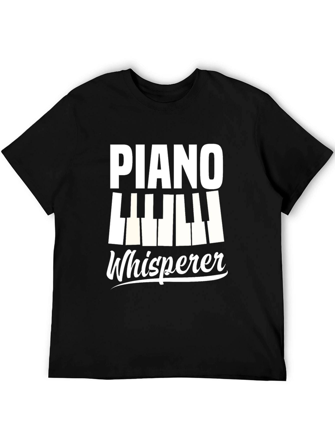 Piano Whisperer Graphic Tee - Musician Gift