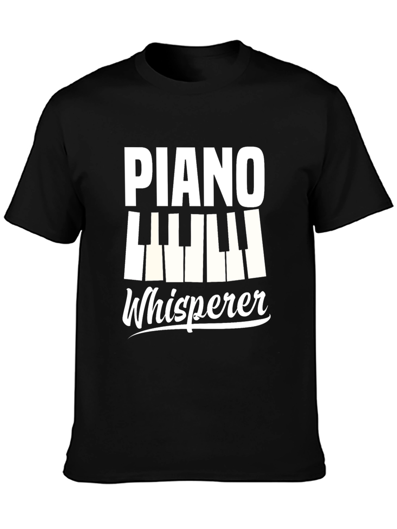 Piano Whisperer Graphic Tee - Musician Gift