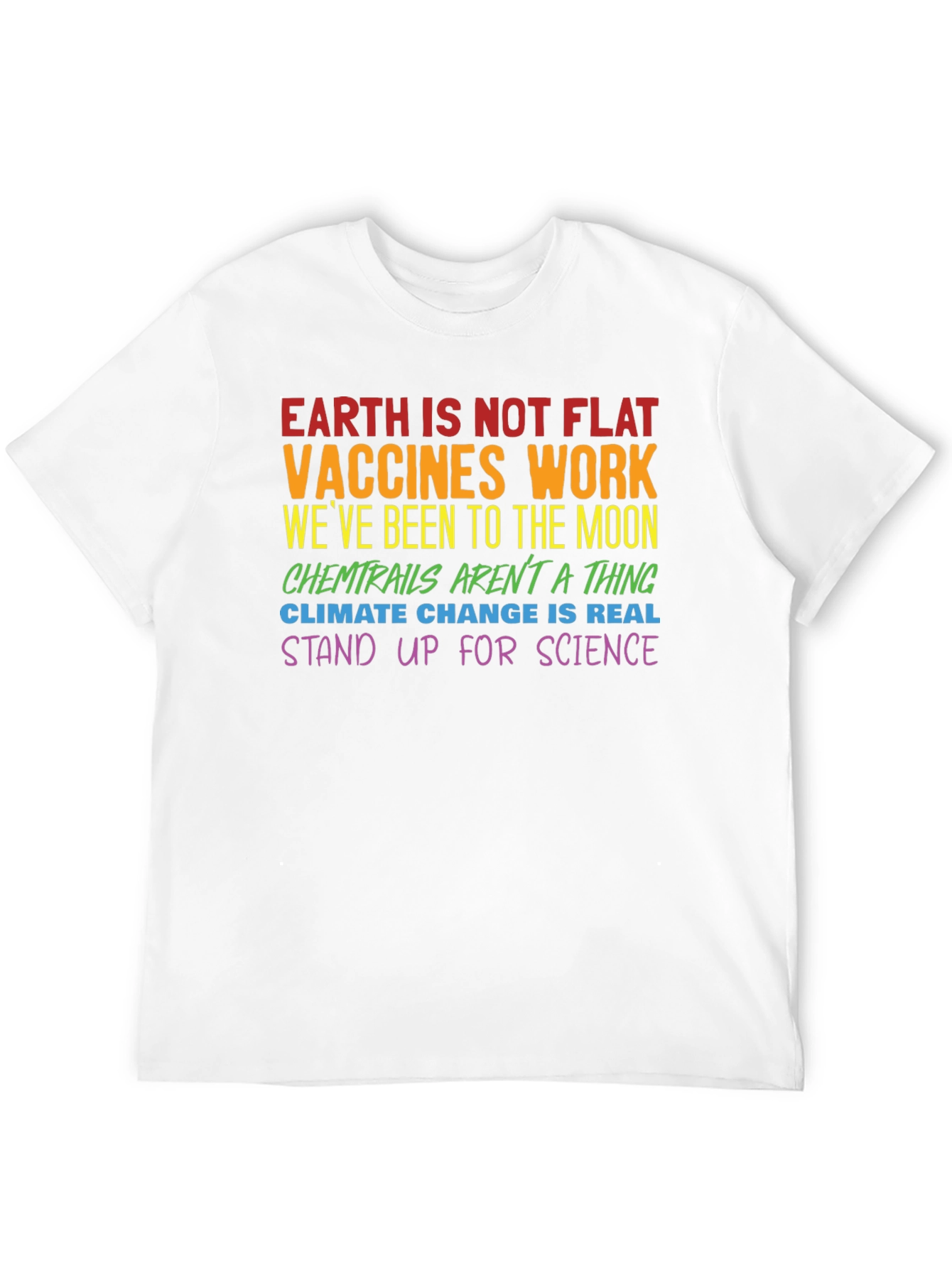 Science Matters T-Shirt - Earth Vaccines Moon