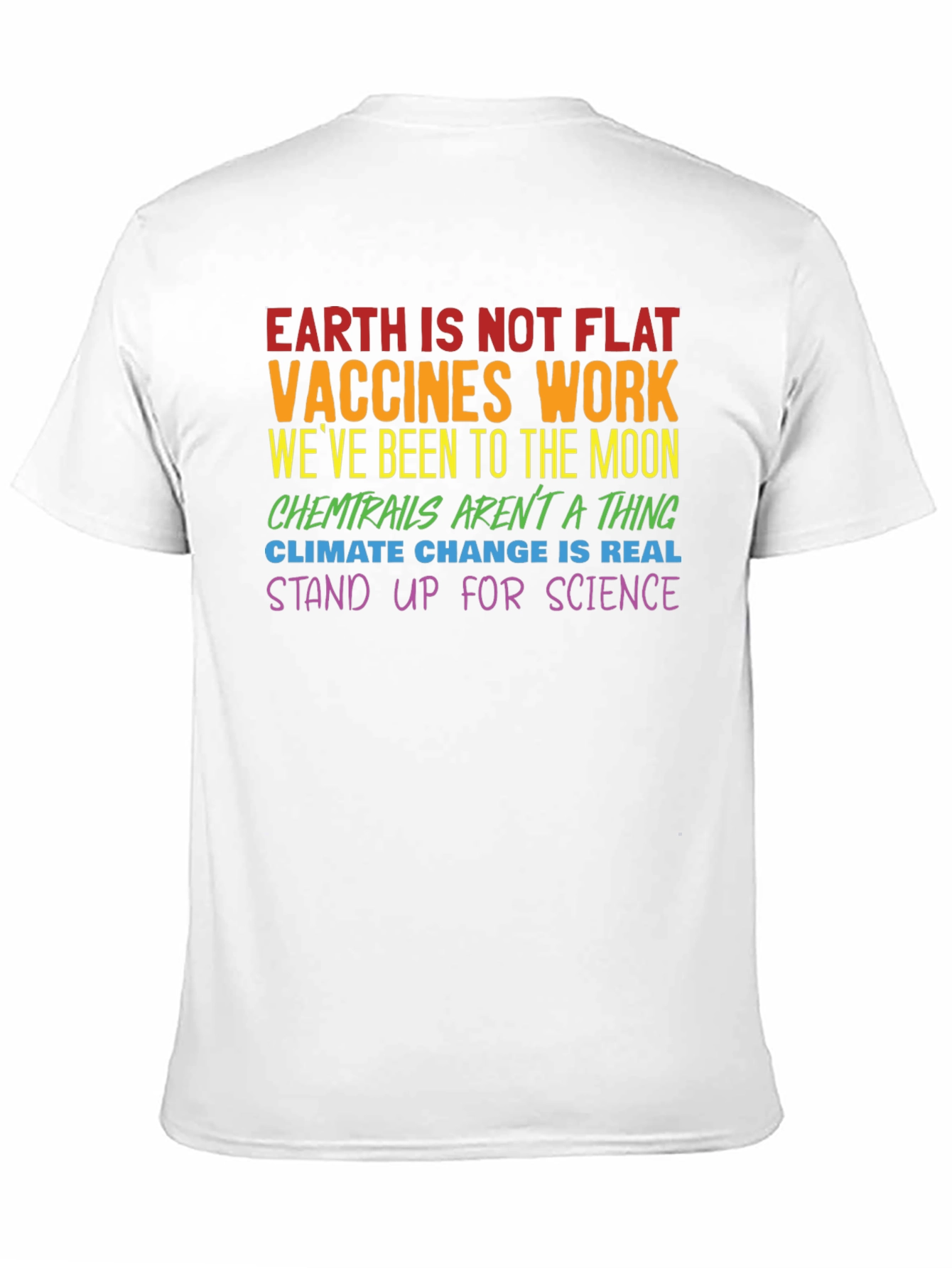 Science Matters T-Shirt - Earth Vaccines Moon