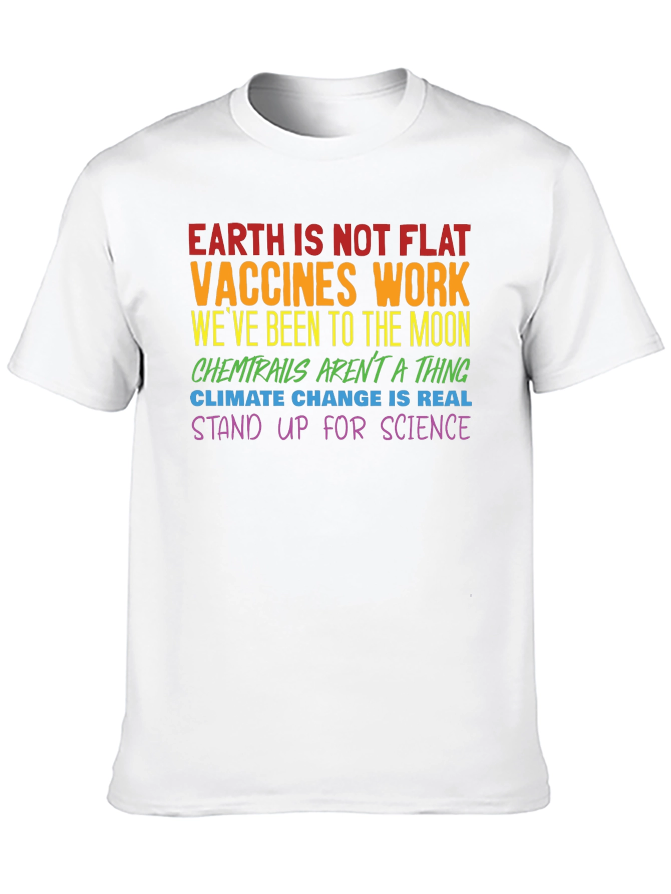 Science Matters T-Shirt - Earth Vaccines Moon