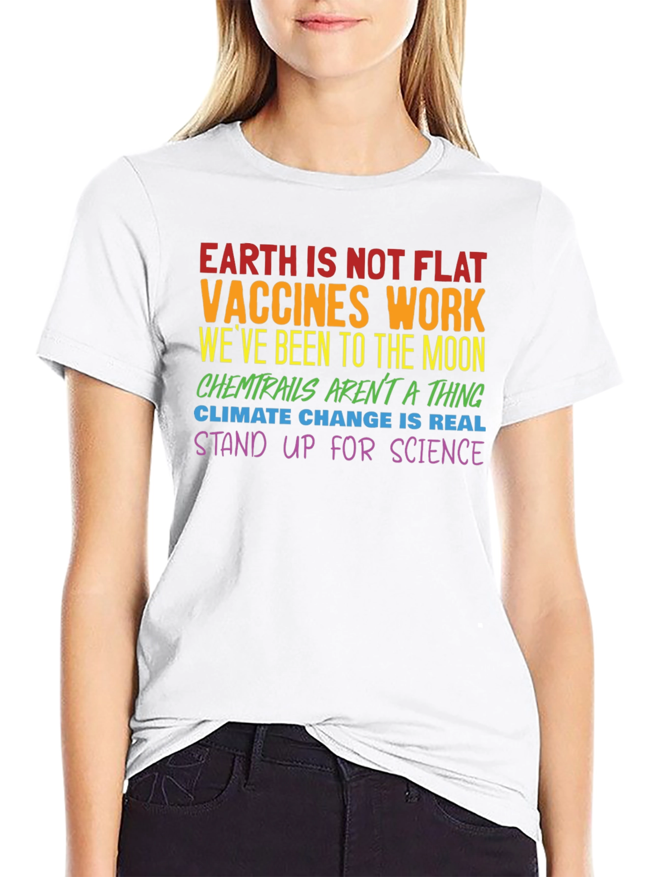 Science Matters T-Shirt - Earth Vaccines Moon