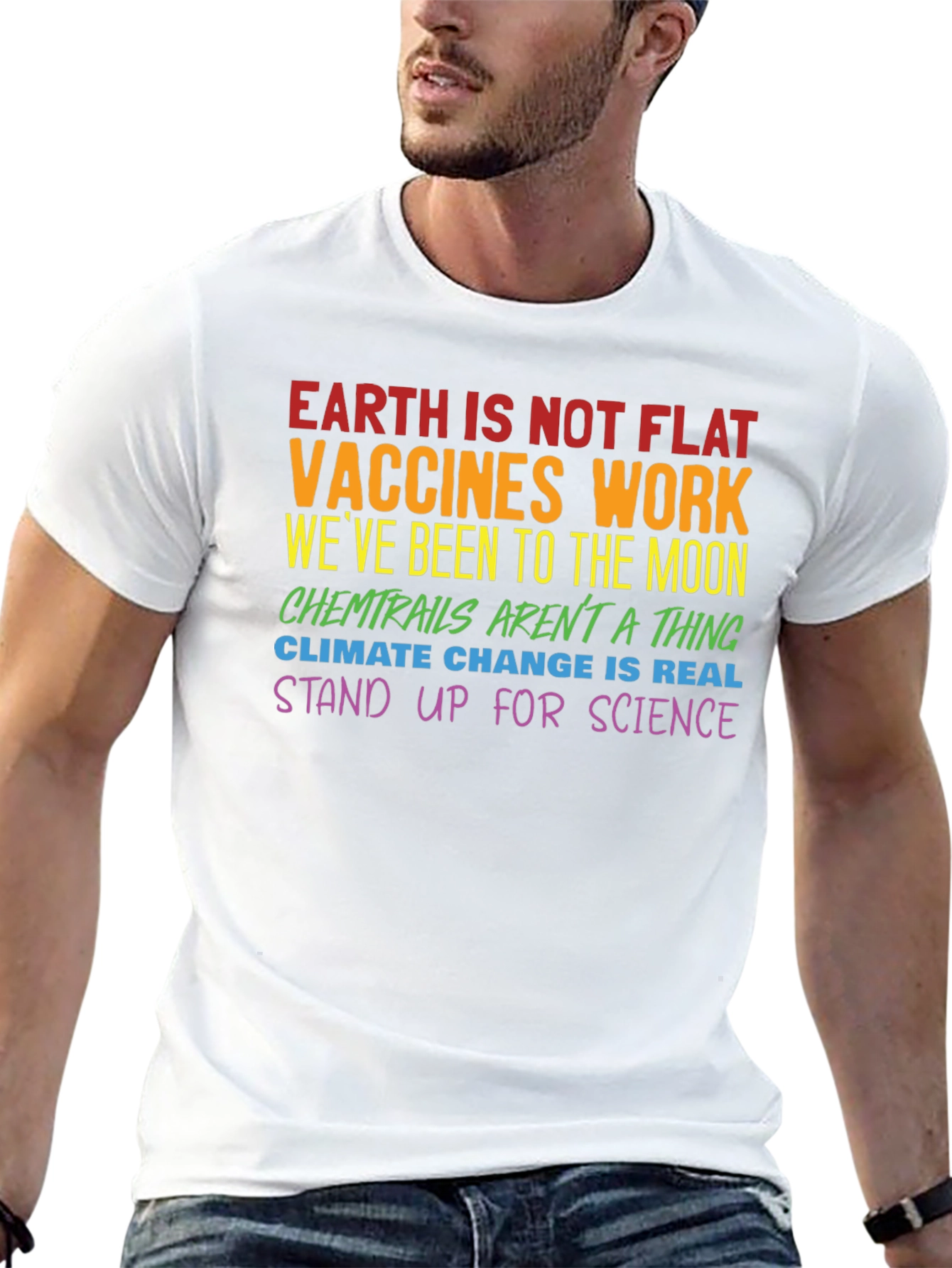 Science Matters T-Shirt - Earth Vaccines Moon