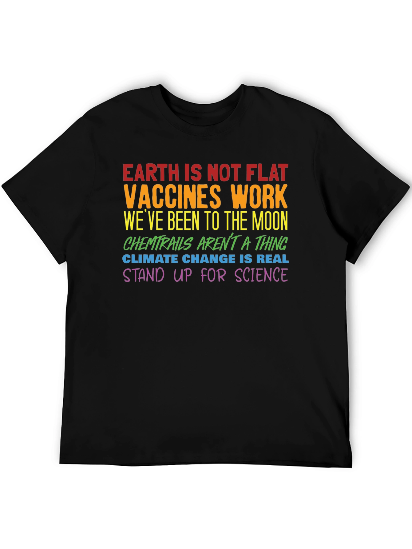 Science Matters T-Shirt - Earth Vaccines Moon