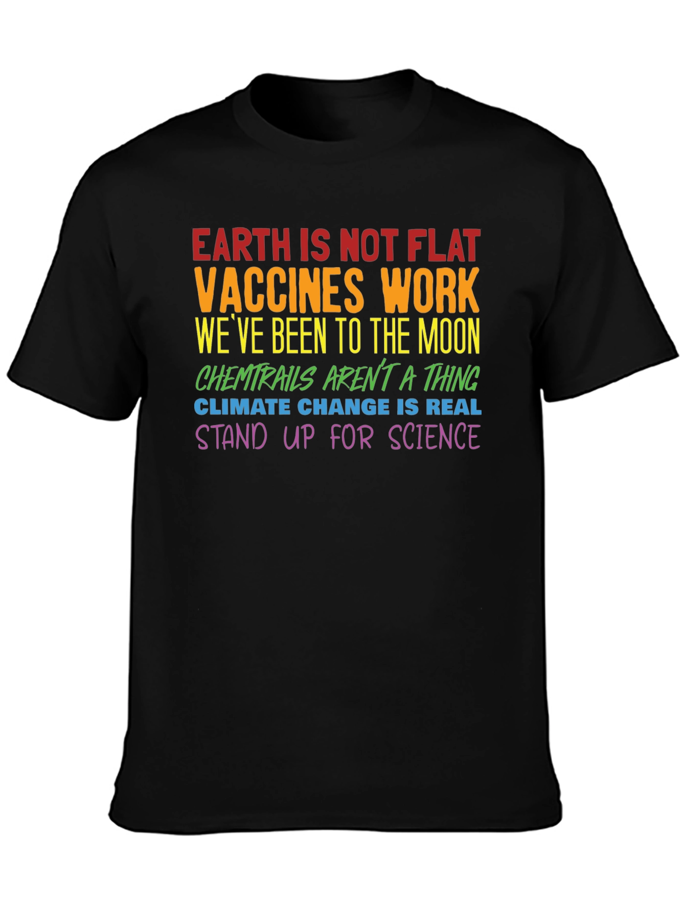 Science Matters T-Shirt - Earth Vaccines Moon