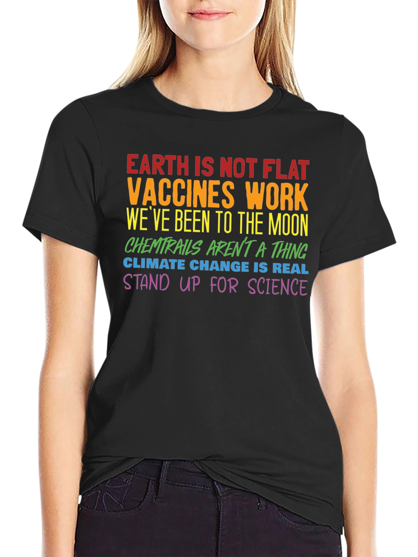 Science Matters T-Shirt - Earth Vaccines Moon