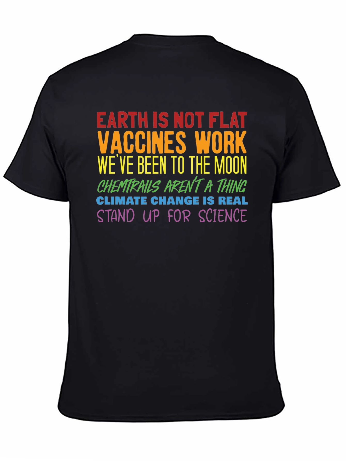 Science Matters T-Shirt - Earth Vaccines Moon
