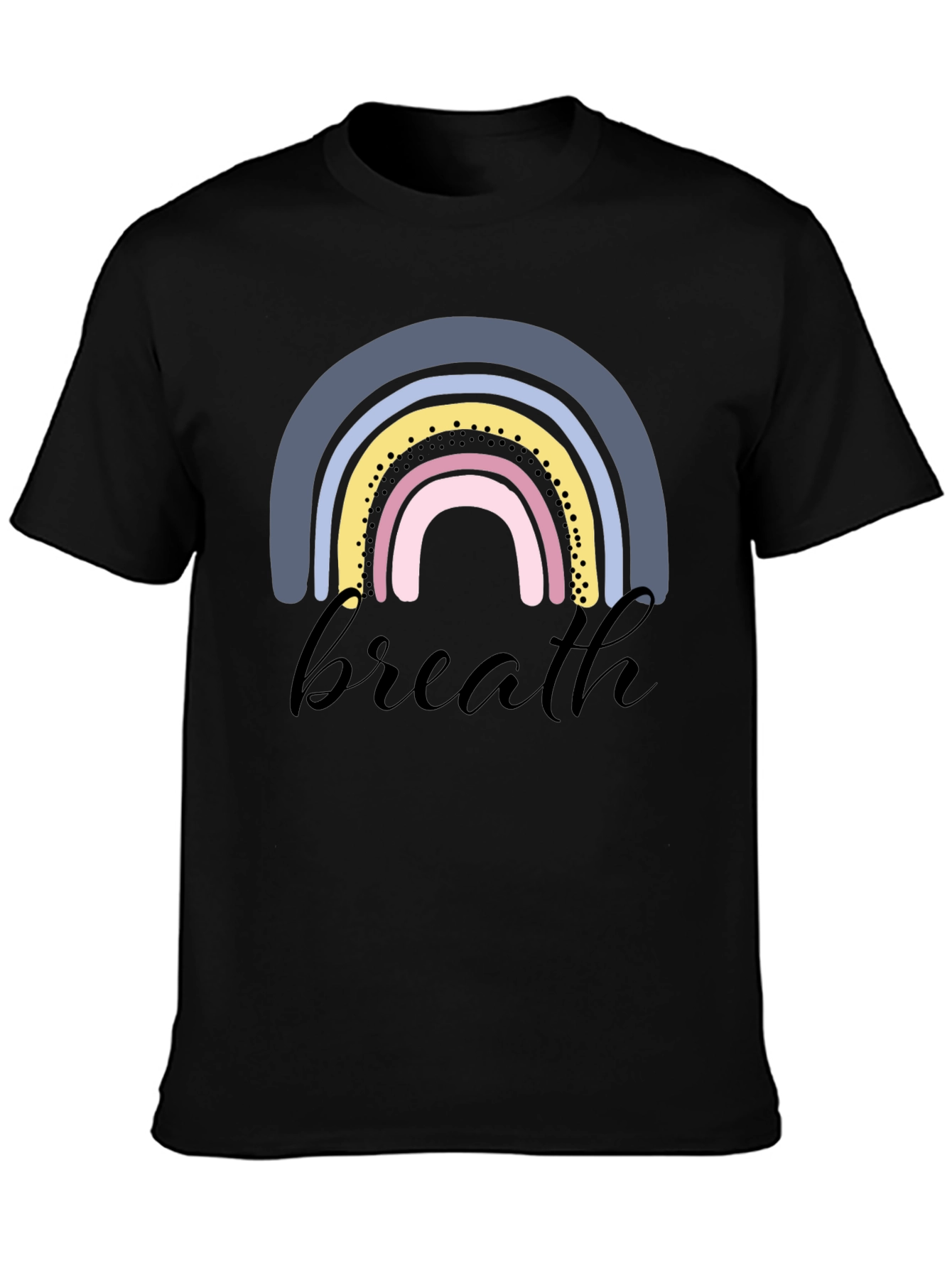 Breathe Rainbow Graphic T-Shirt - Relaxed Fit