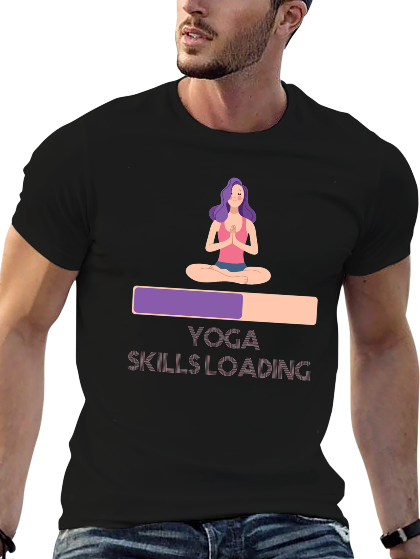 Yoga Skills Loading T-Shirt - Meditation Tee